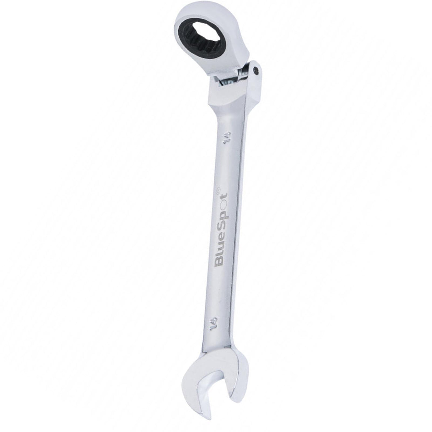 BlueSpot Ratchet Spanner Combination Flexible Head Wrench Metric 14mm