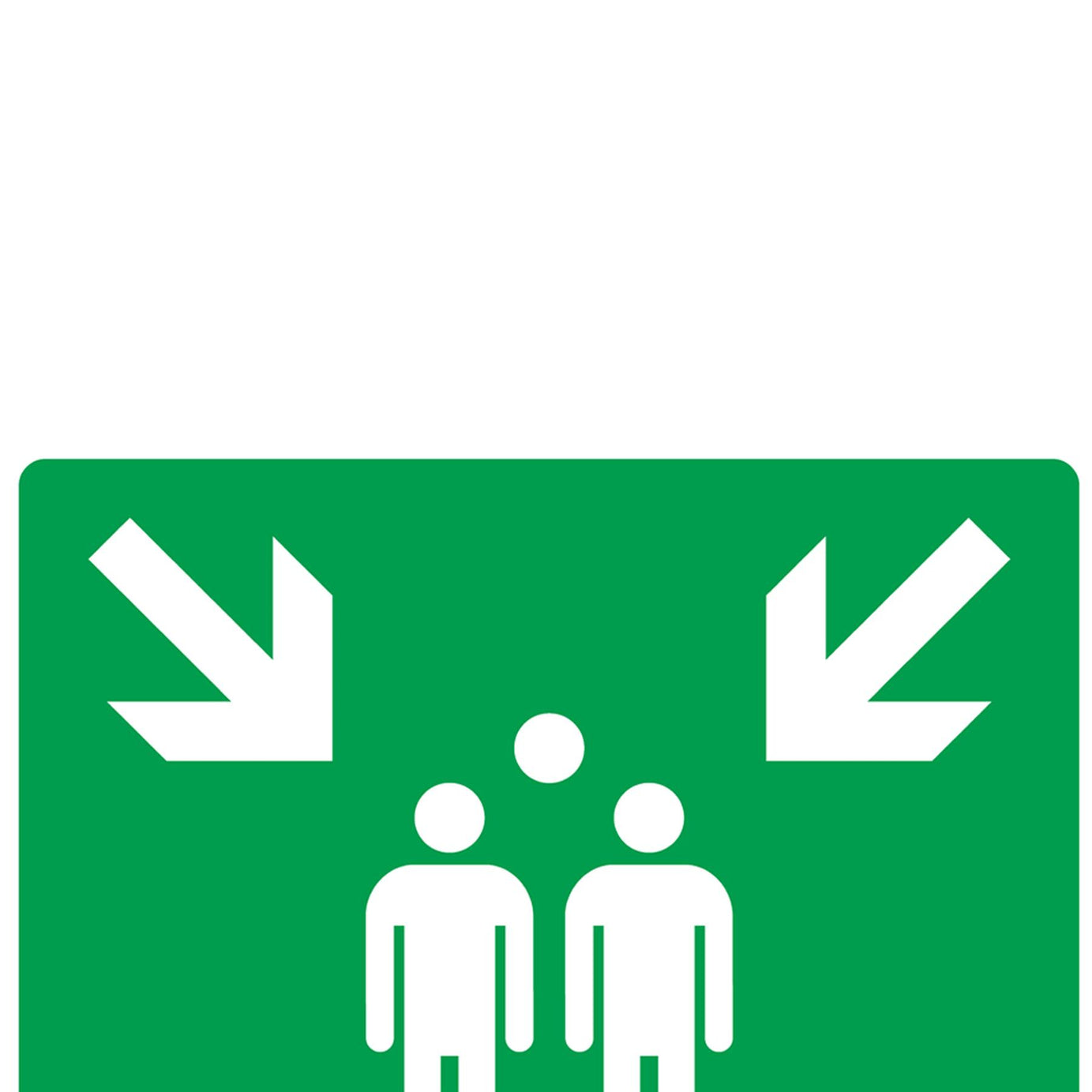 Safe Conditions Safety Sign - Assembly Point - Rigid Plastic