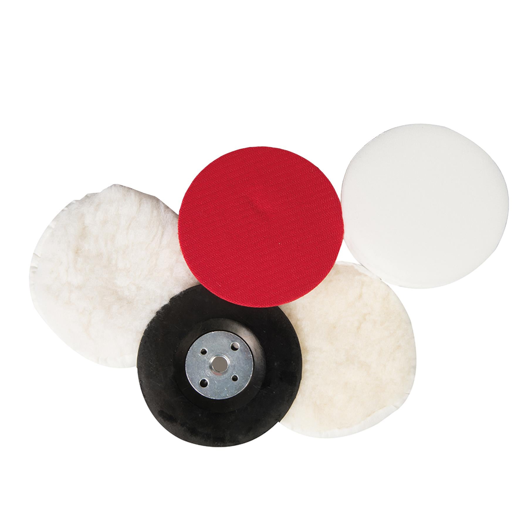 Sanding & Polishing Kit 8Pce 180mm - Power Drill Sanding Multipurpose Kit