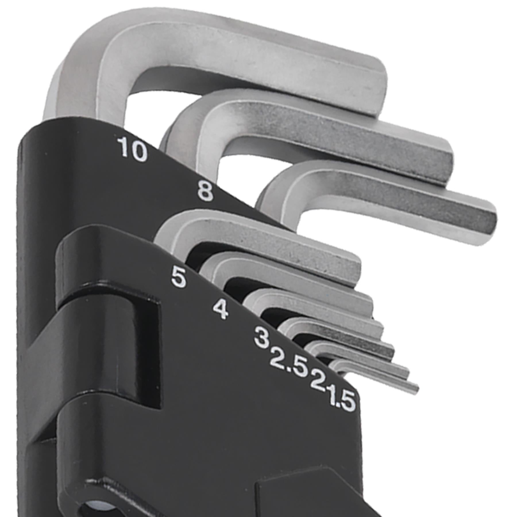 Sealey Hex Key Set 9pc Long Metric