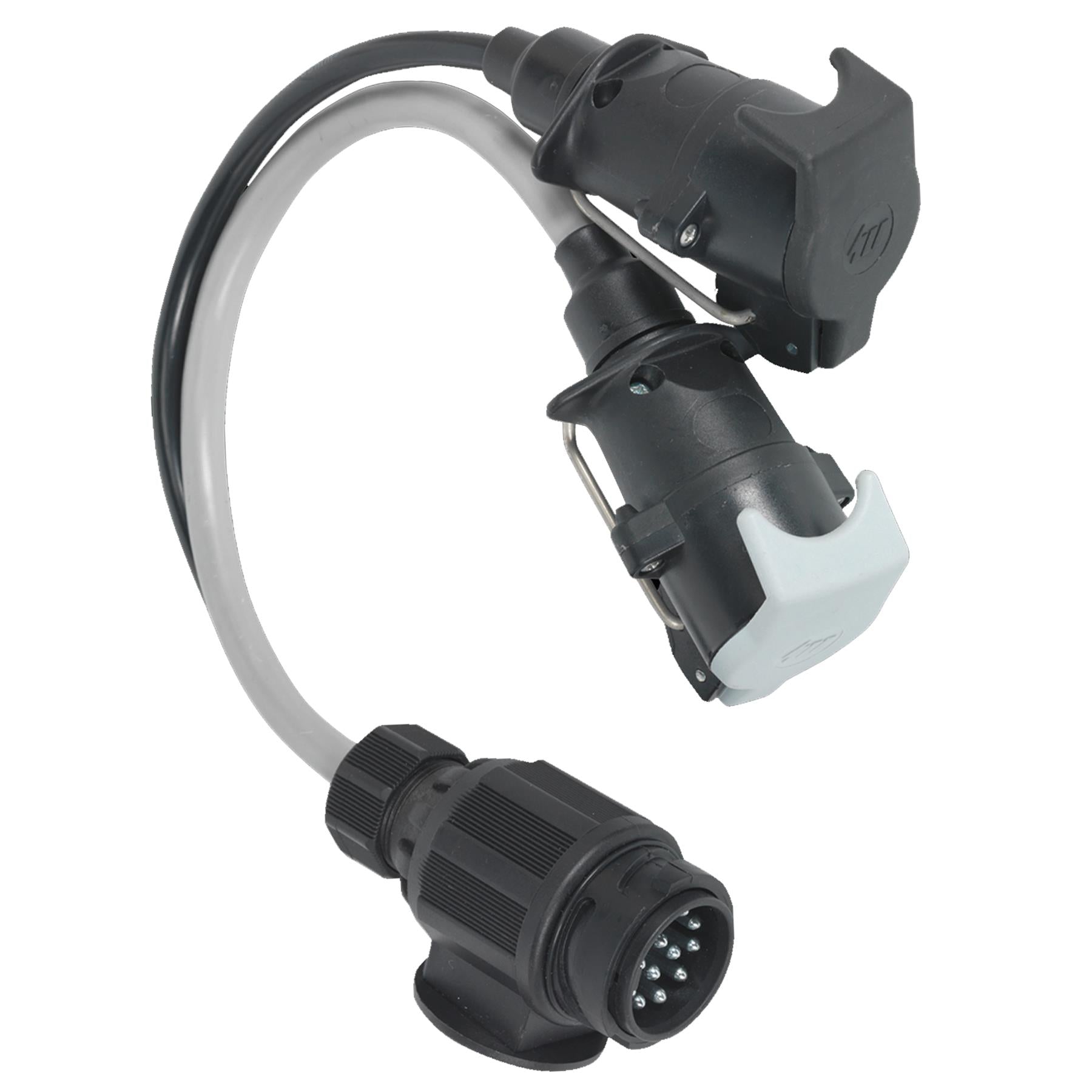 Sealey Conversion Lead 13-Pin Euro to 7-Pin N & S Type Plugs 12V
