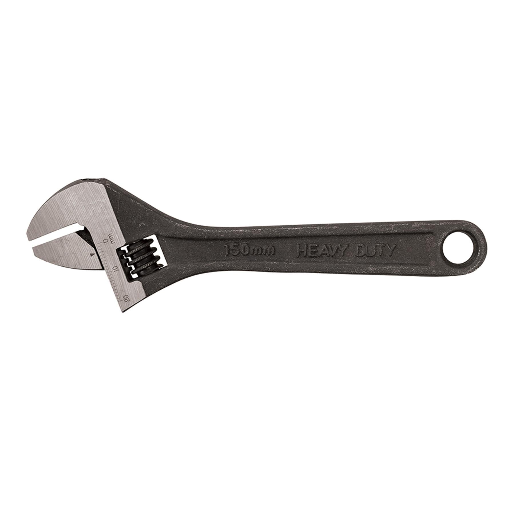 Expert Adjustable Wrench 150mm Length - Jaw 17mm Laser-Marked Graduations