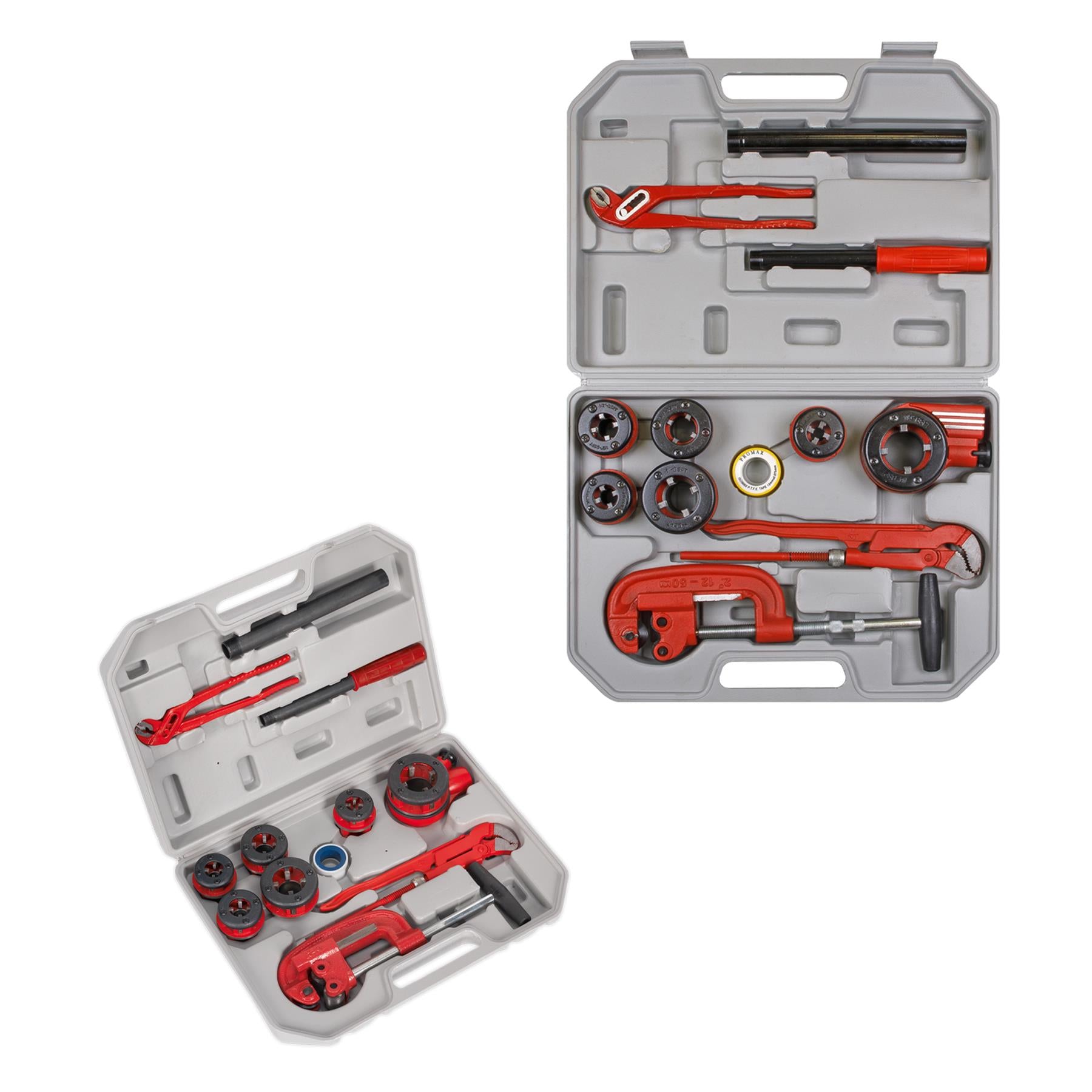 Sealey Pipe Threading Kit 1/4" - 1-1/4"BSPT Lightweight Fast Interchange