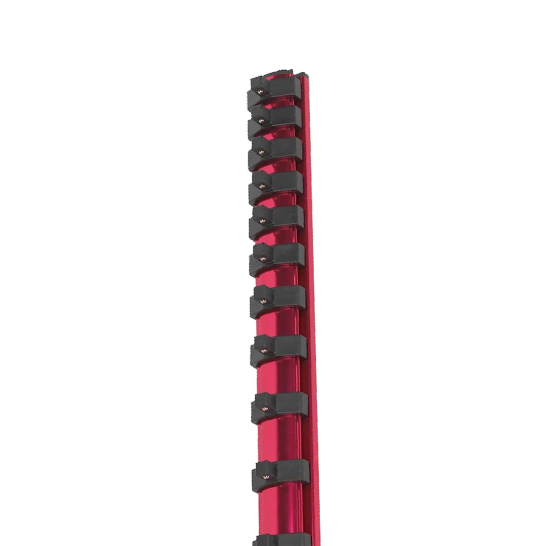 Sealey Socket Retaining Rail Magnetic 1/4"Sq Drive 13 Clips