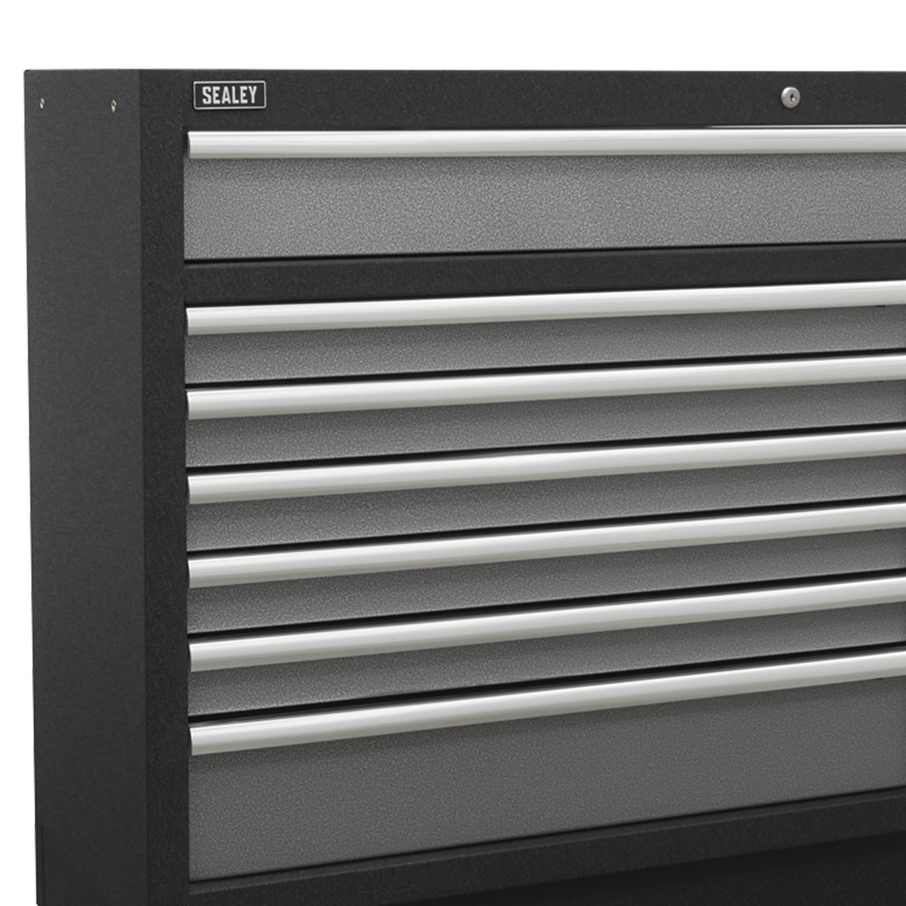 Sealey Modular 7 Drawer Floor Cabinet  Aluminium drawer pulls 1360mm
