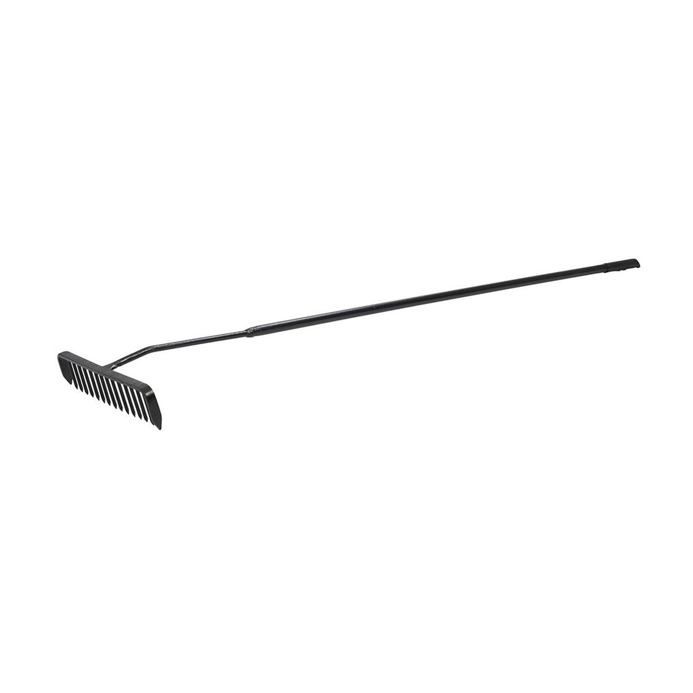 Heavy Duty Forged Steel Tarmac Rake 1500mm Long Tubular Handle 16 Round Teeth Roads Paths