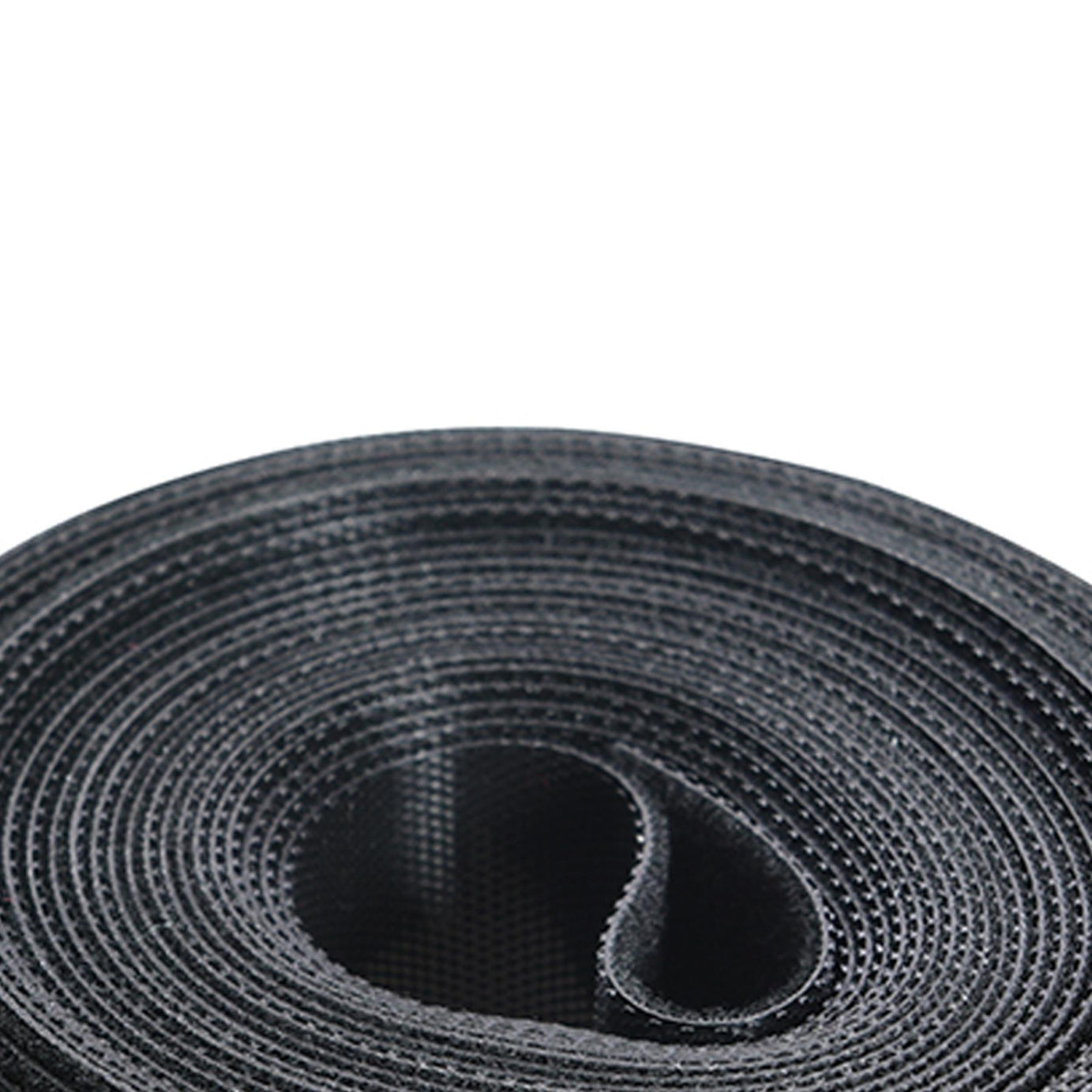 Self-Wrap Hook & Loop Tape Black - 25mm X 5M Double-Sided 100% Nylon Reusable