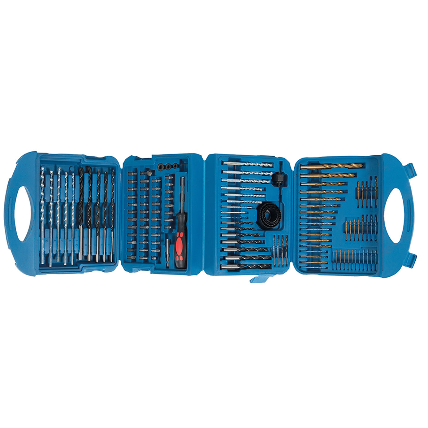 126 Piece Hss Metric Twist Drill Bit Set Carry Case Heavy Duty Work Kit