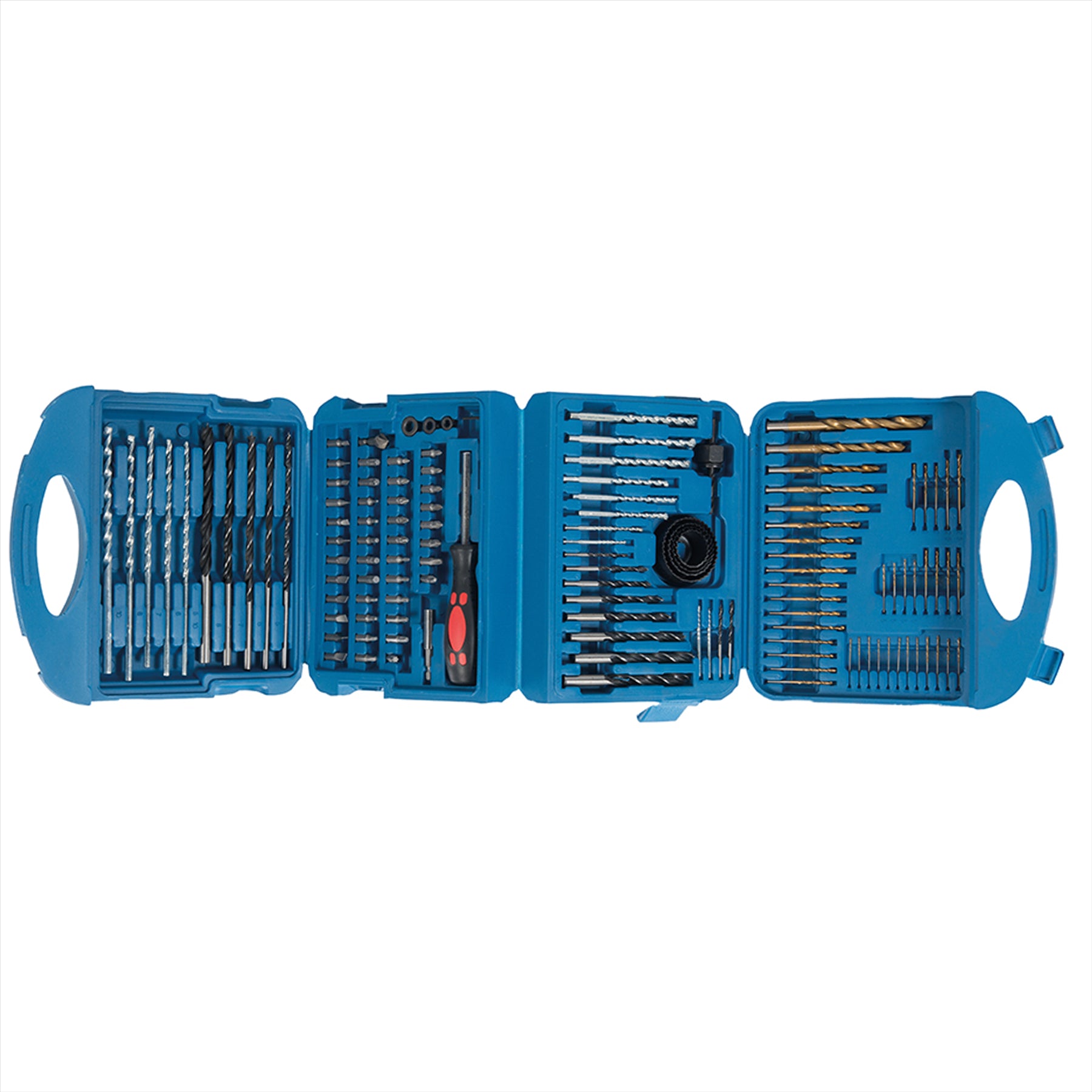 126 Piece Hss Metric Twist Drill Bit Set Carry Case Heavy Duty Work Kit