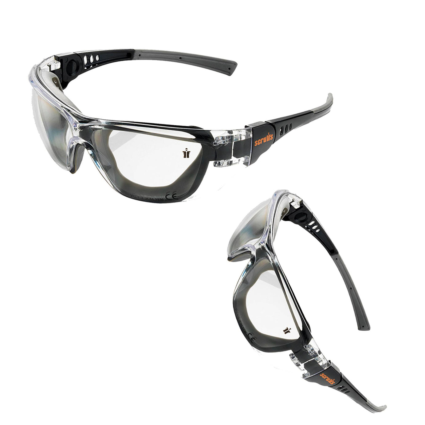 SCRUFFS FALCON Work Safety Glasses Specs Spectacles Work Clear Anti-Fog