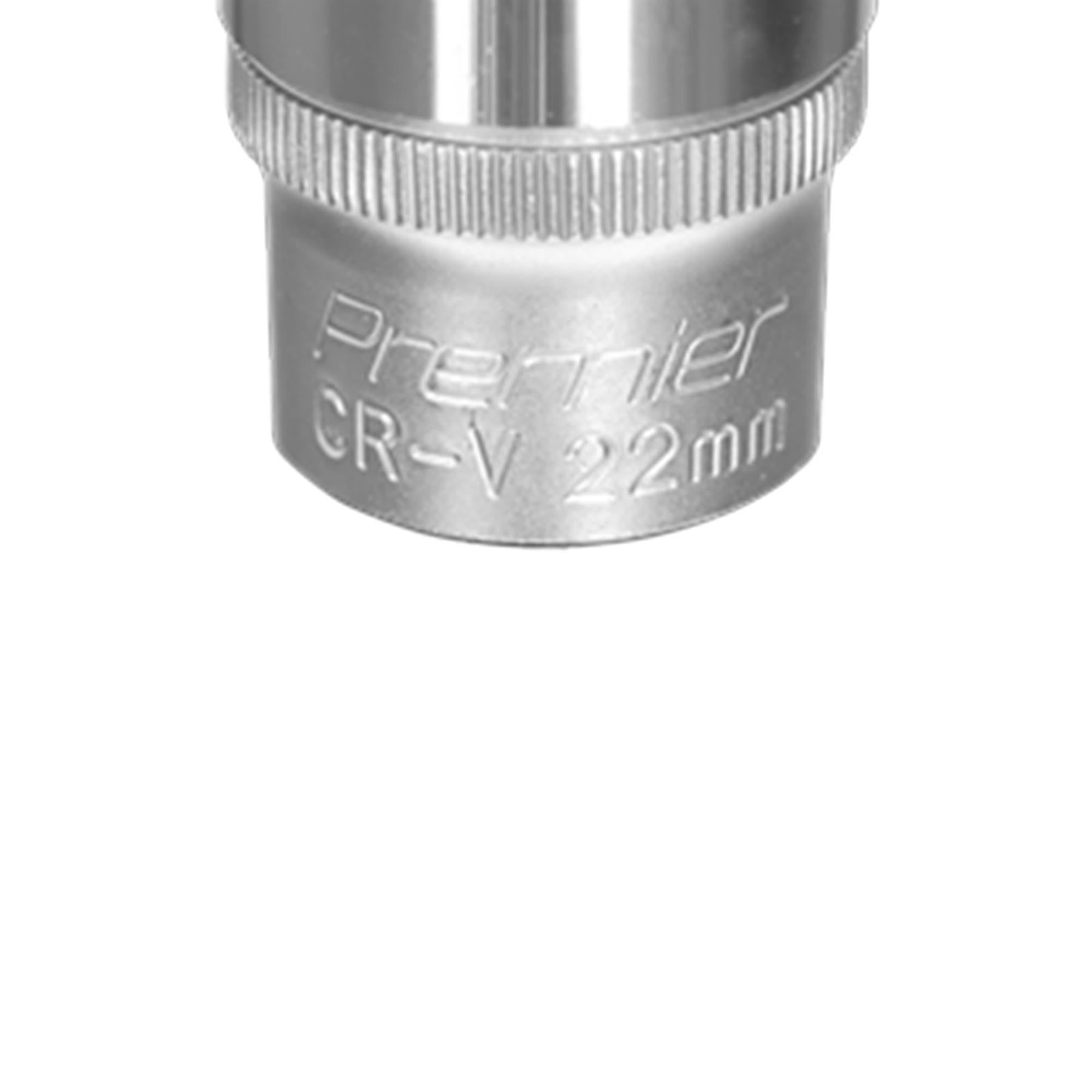 Sealey WallDrive Socket 22mm 1/2"Sq Drive