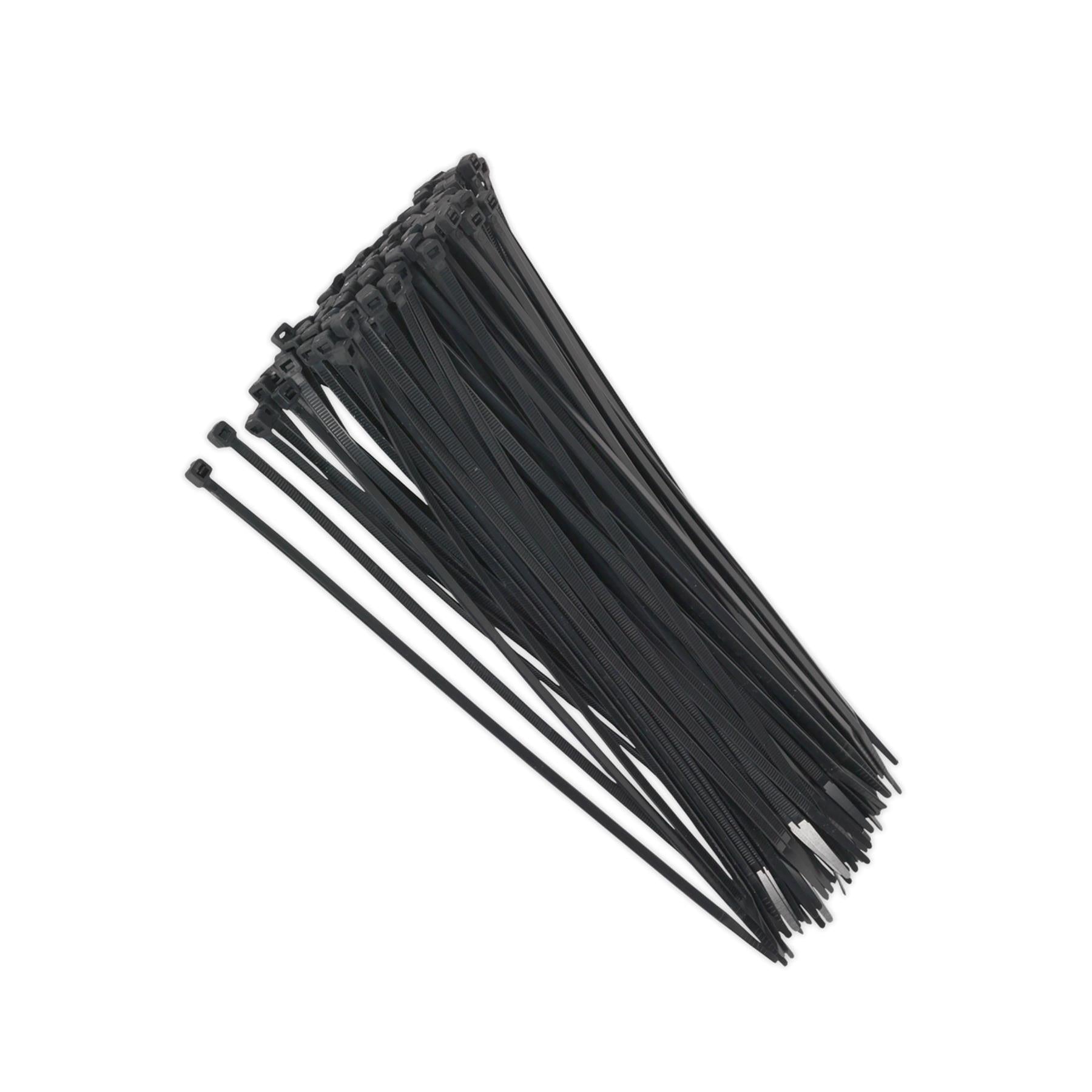 Sealey Cable Tie 300 x 4.8mm Black Pack of 100