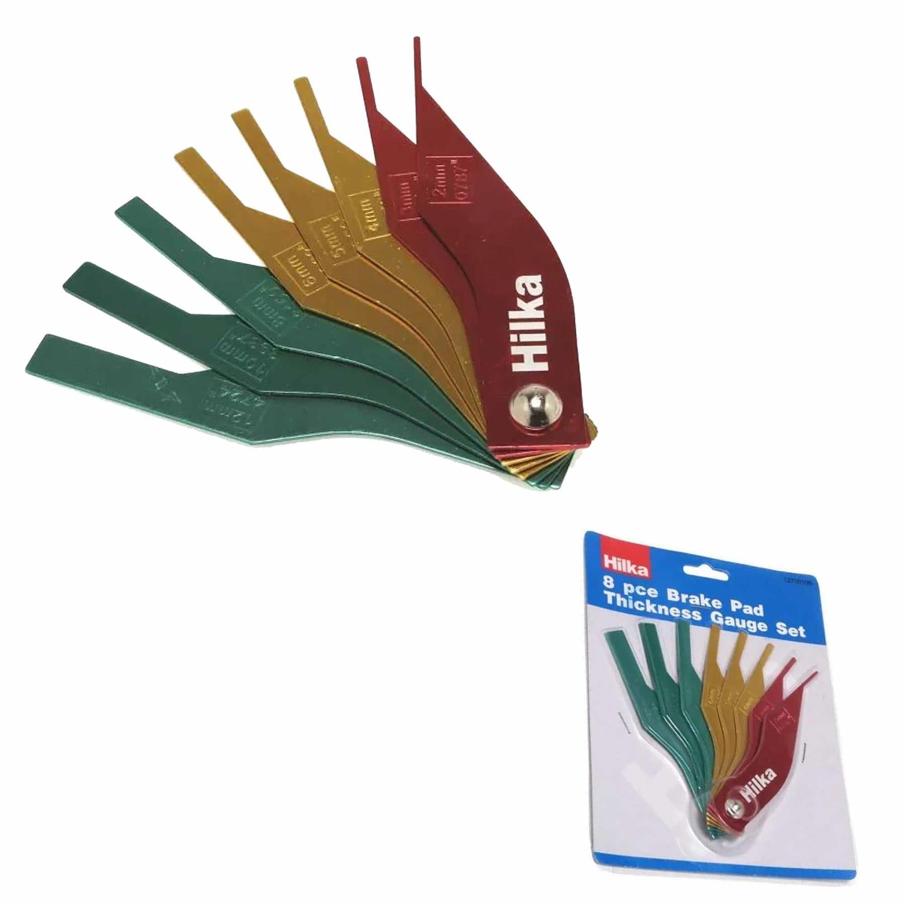 Brake Pad Thickness Gauge Thickness Measuring Brake Pad Gauge 2 - 12mm 8pc