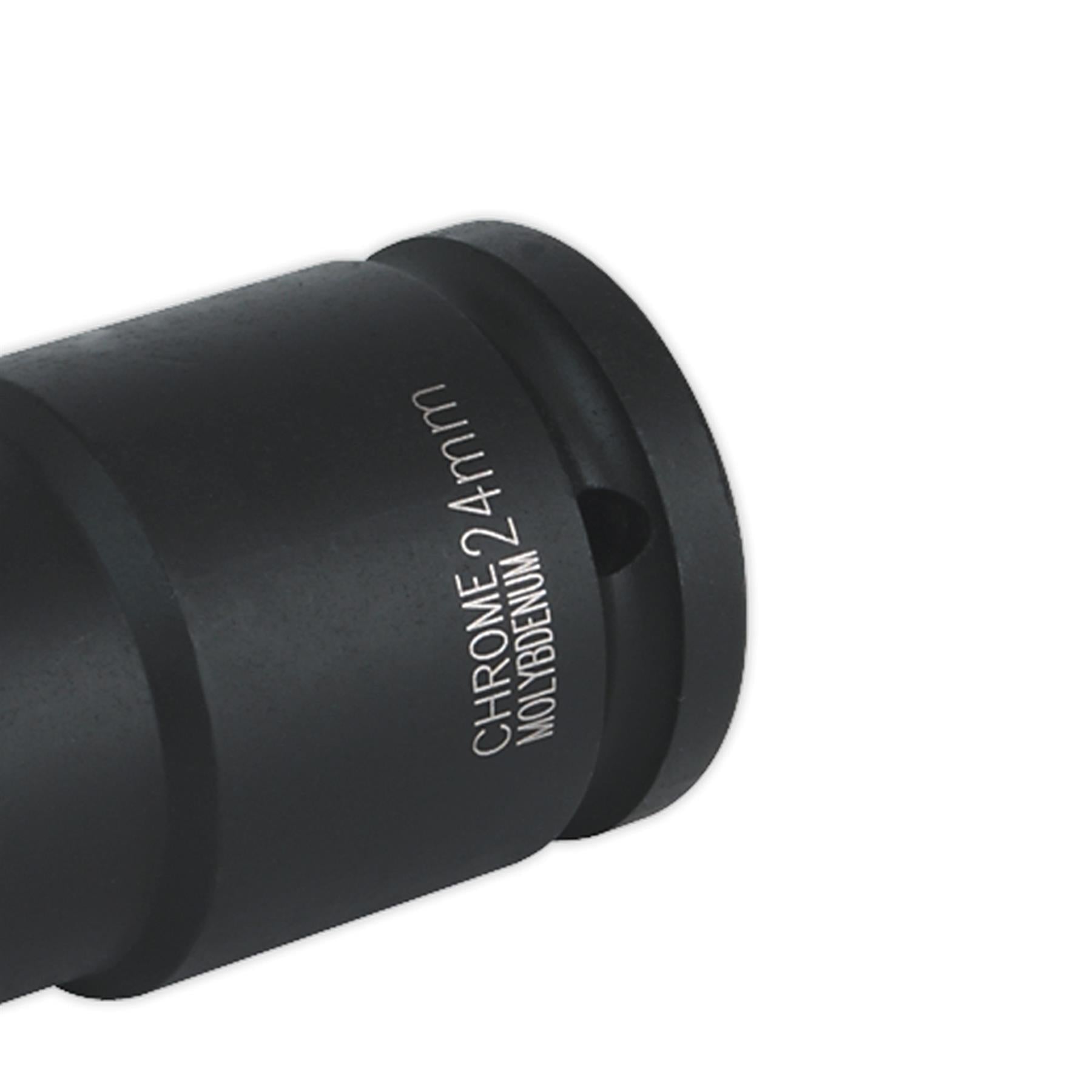 Sealey Impact Socket 24mm Deep 3/4"Sq Drive