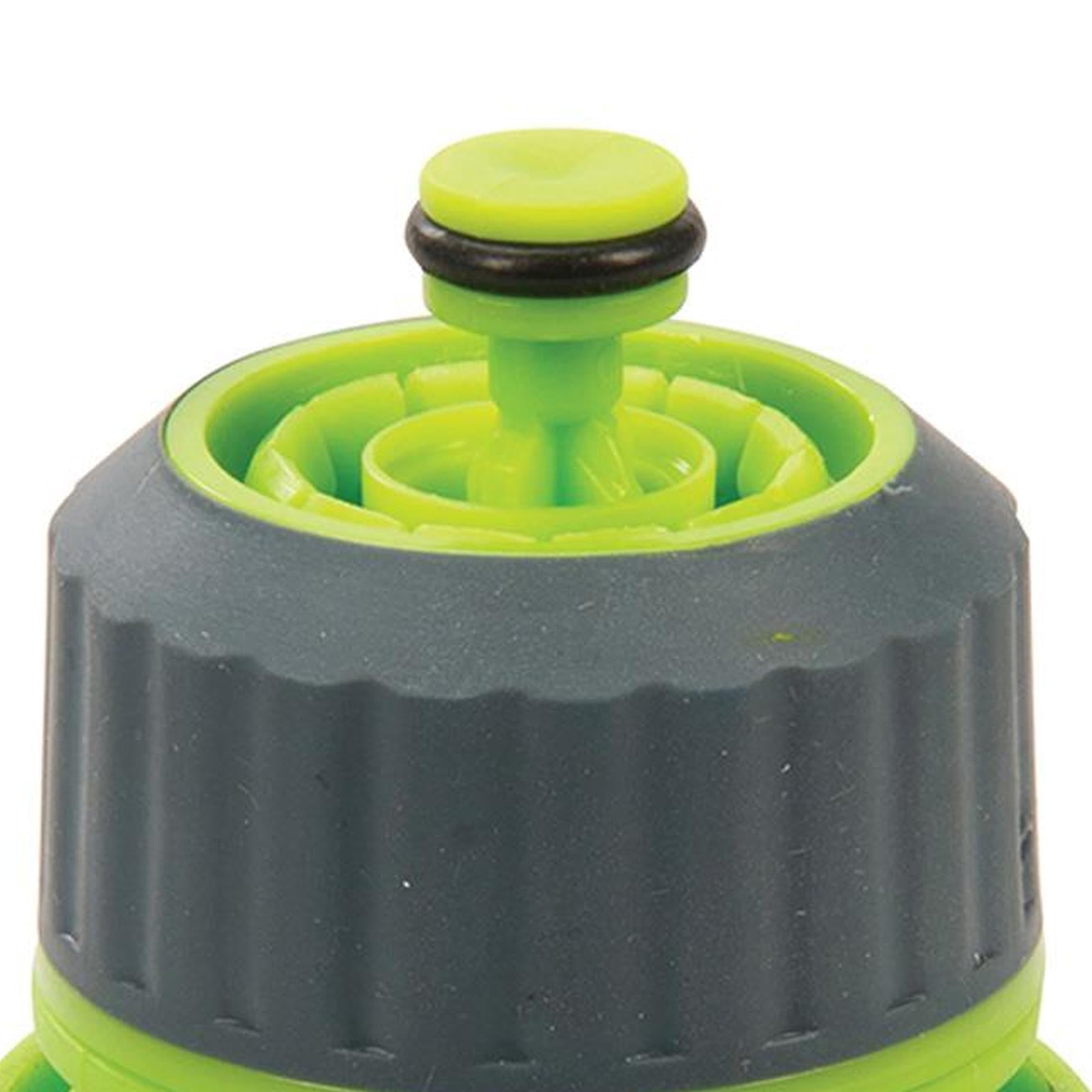 Female Soft-Grip Water Stop Hose Quick Connector - 1/2" High Quality Abs Plastic