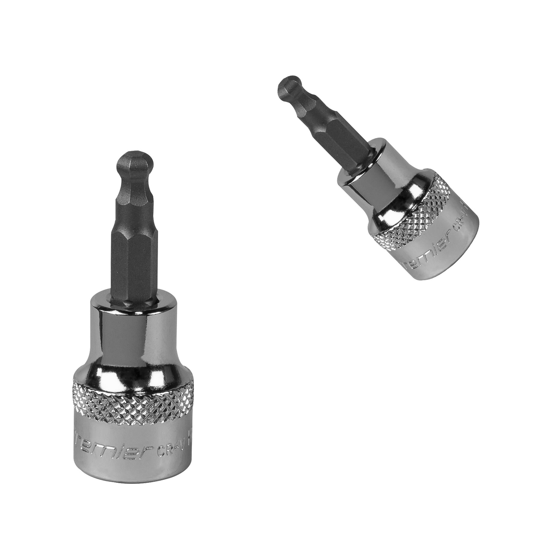 Sealey Ball-End Hex Socket Bit 5mm 3/8"Sq Drive Chrome Vanadium Steel