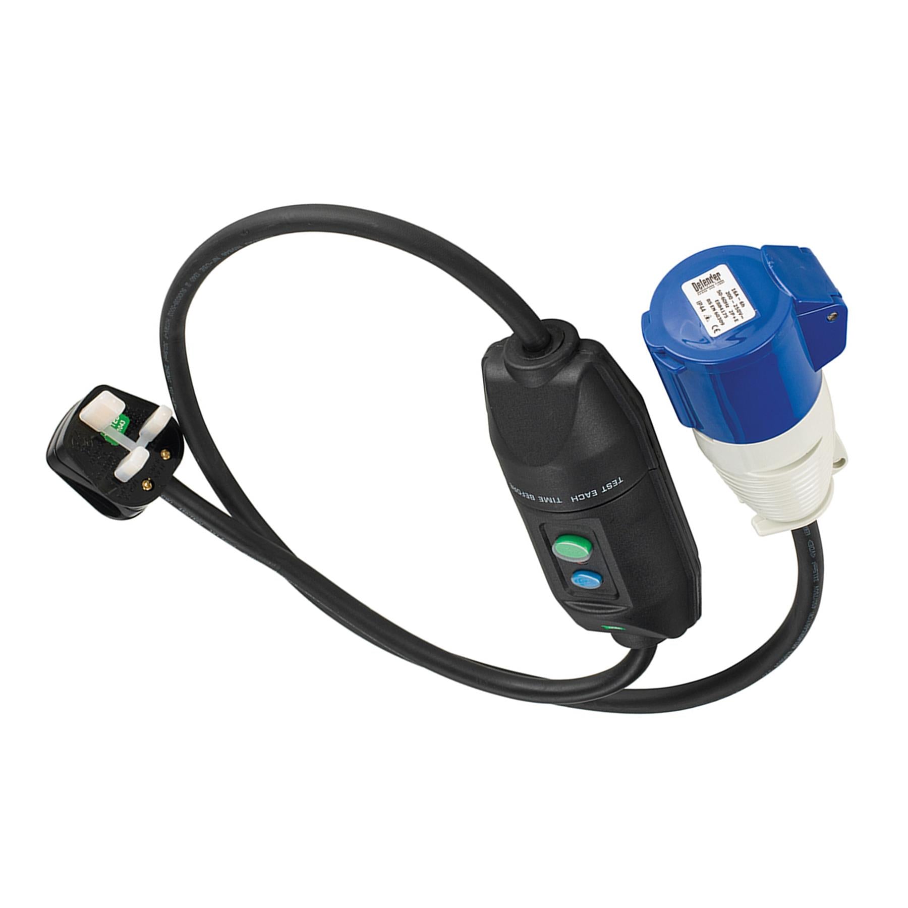 Defender In-Line RCD Lead 1m 230V E11085C