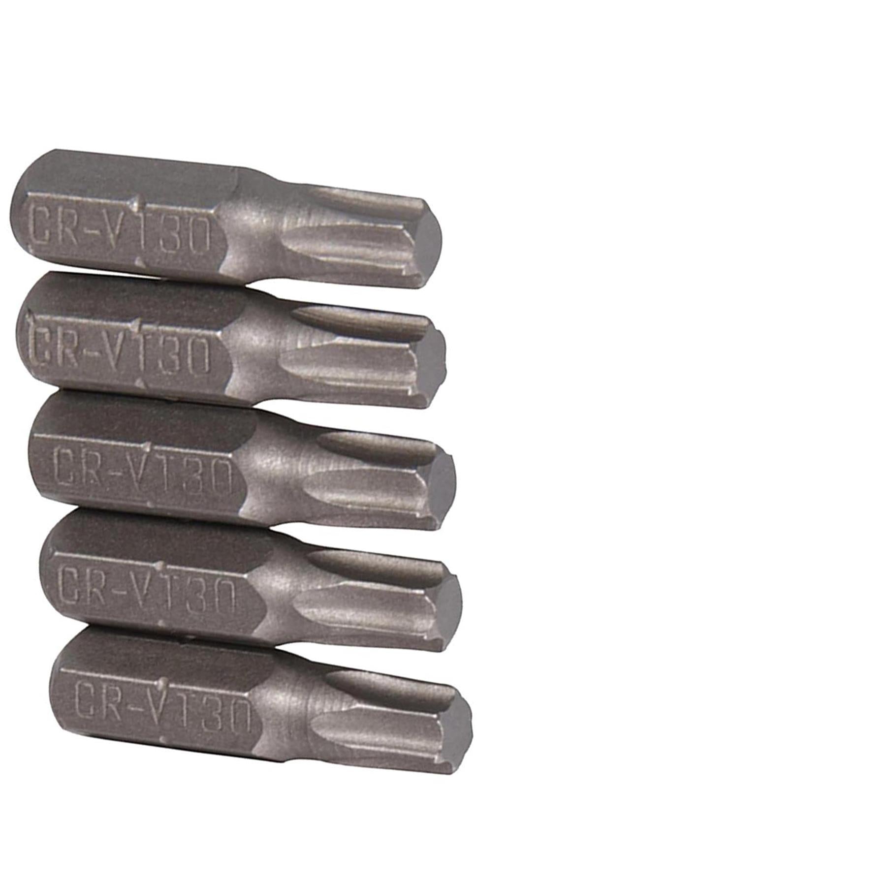10Pk Torx CRV Screwdriver Bits T30 Chrome Vanadium 1/4" Hex Drive Drive DIY