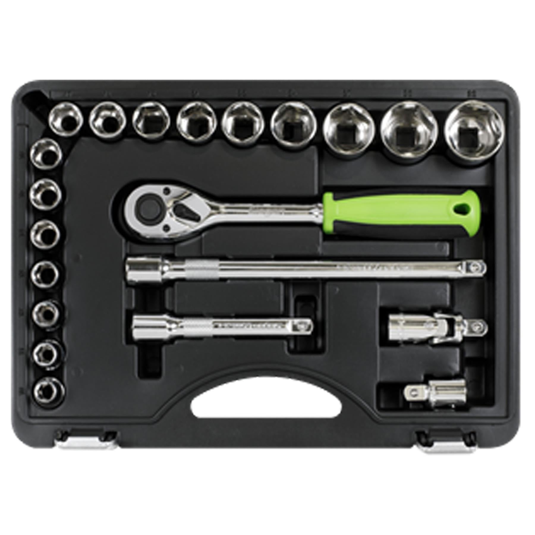 Sealey Socket Set 21pc 1/2"Sq Drive Metric