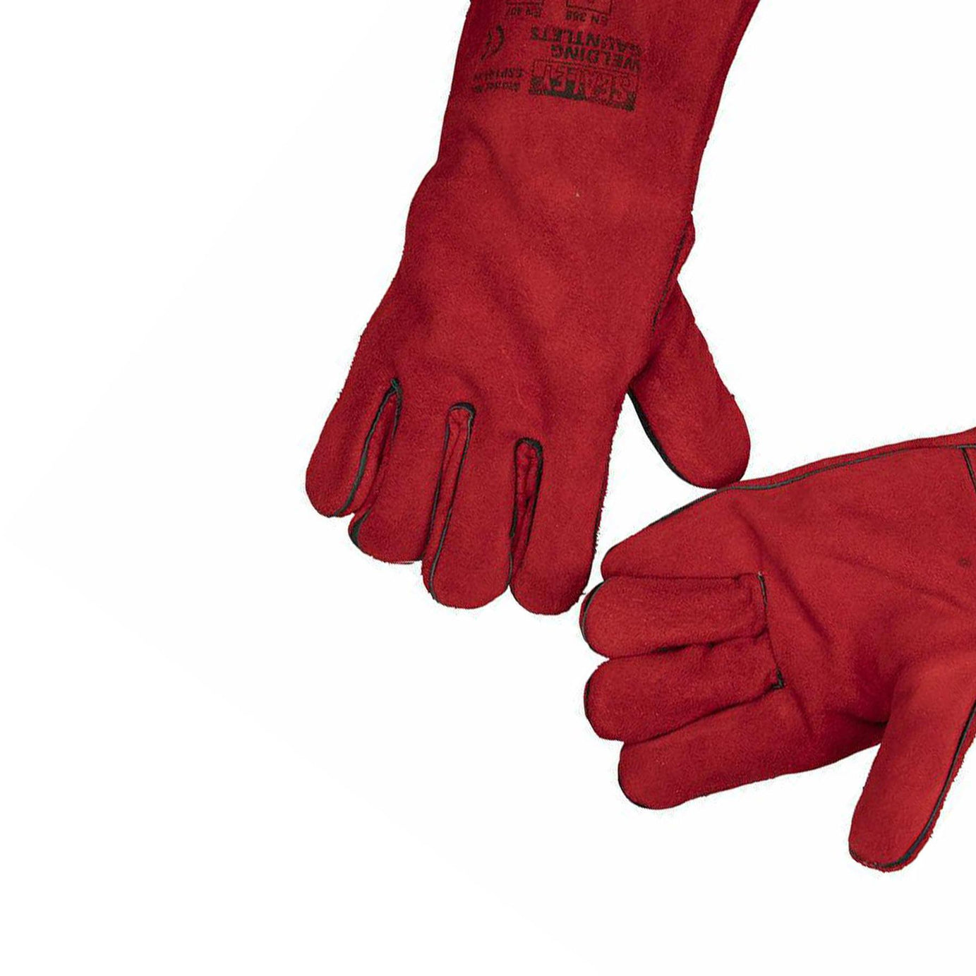 Sealey Leather Welding Gauntlets Lined Pair