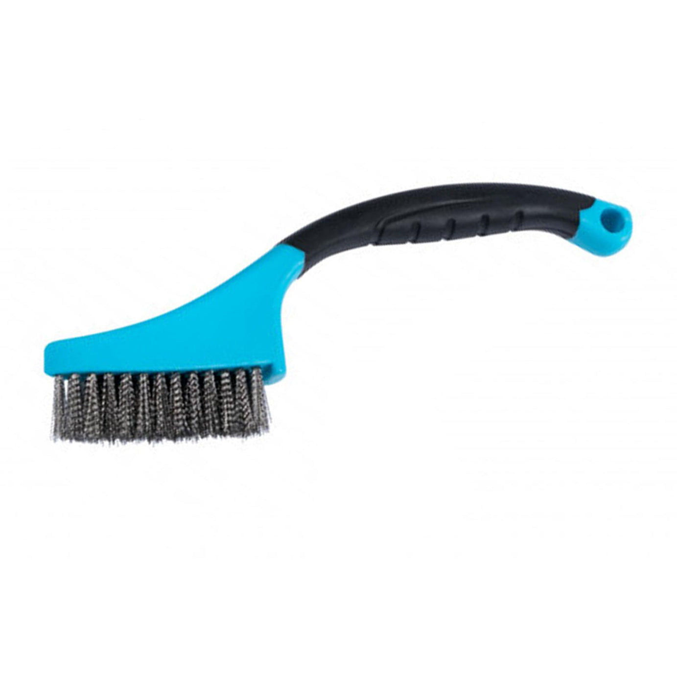 BlueSpot 3pc Soft Grip Mini Brush Set Nylon Brass Steel For Cleaning Metal Rust