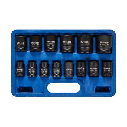 Blue Spot 14 PCE 1/2" Stubby Impact Socket Set (10-32mm)
