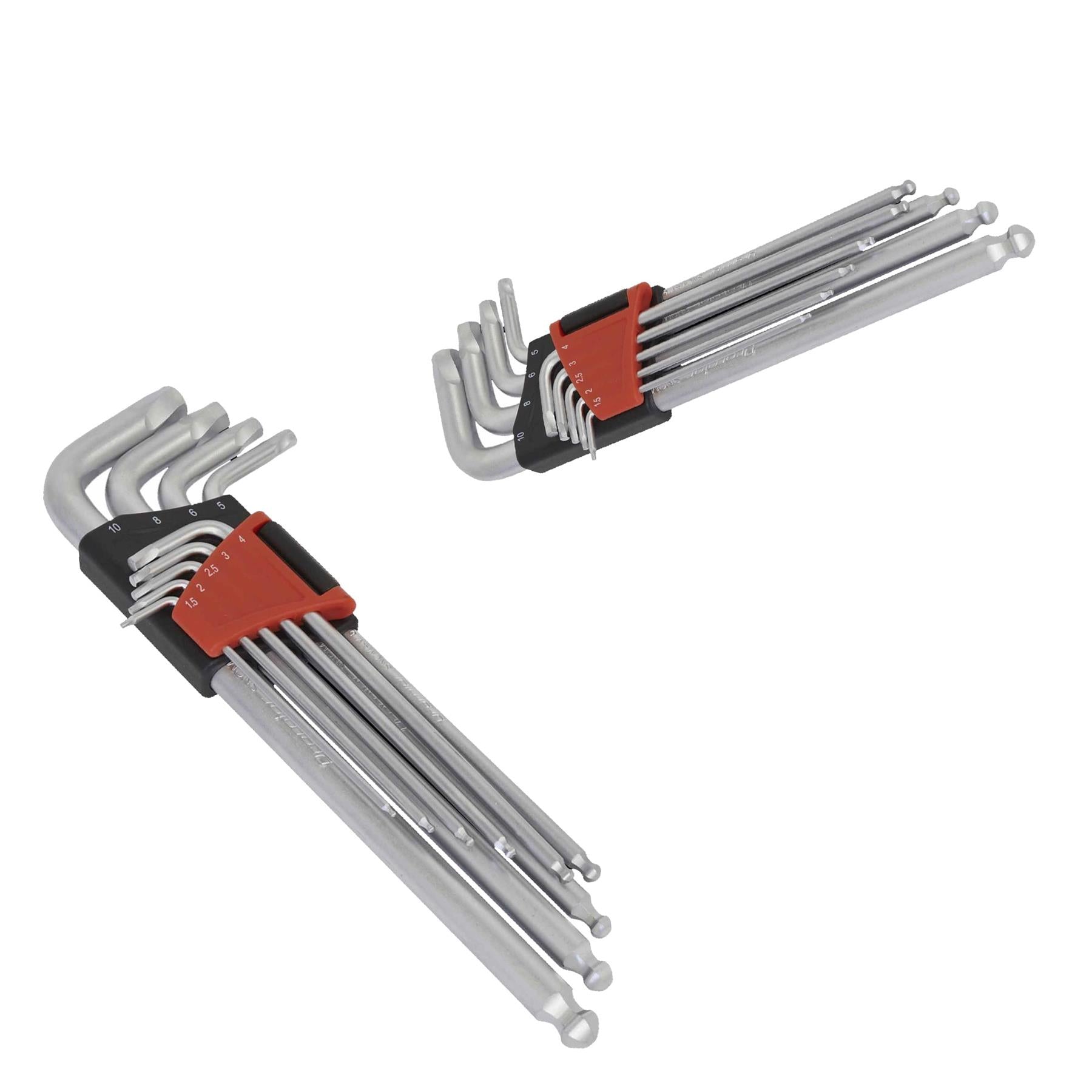 Sealey Ball-End Hex Key Set 9pc Lock-On - Metric