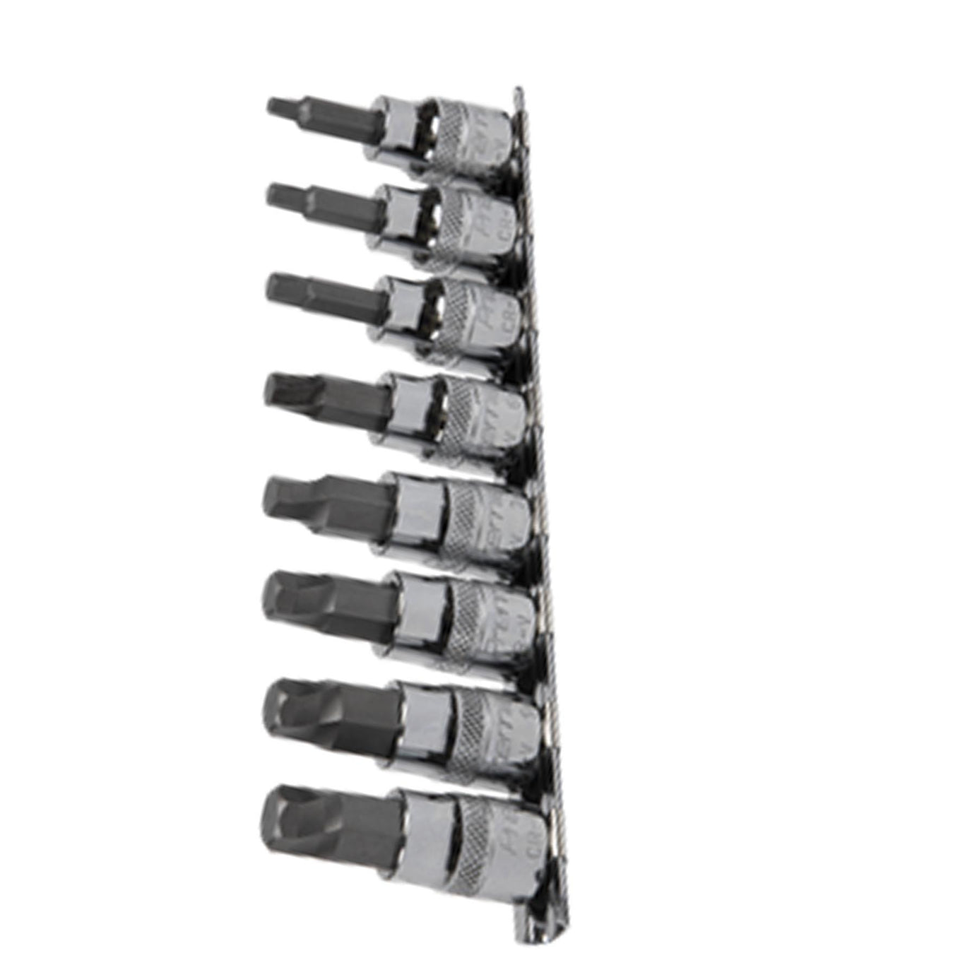 Sealey Hex Socket Bit Set Lock-On 8pc 3/8"Sq Drive Metric