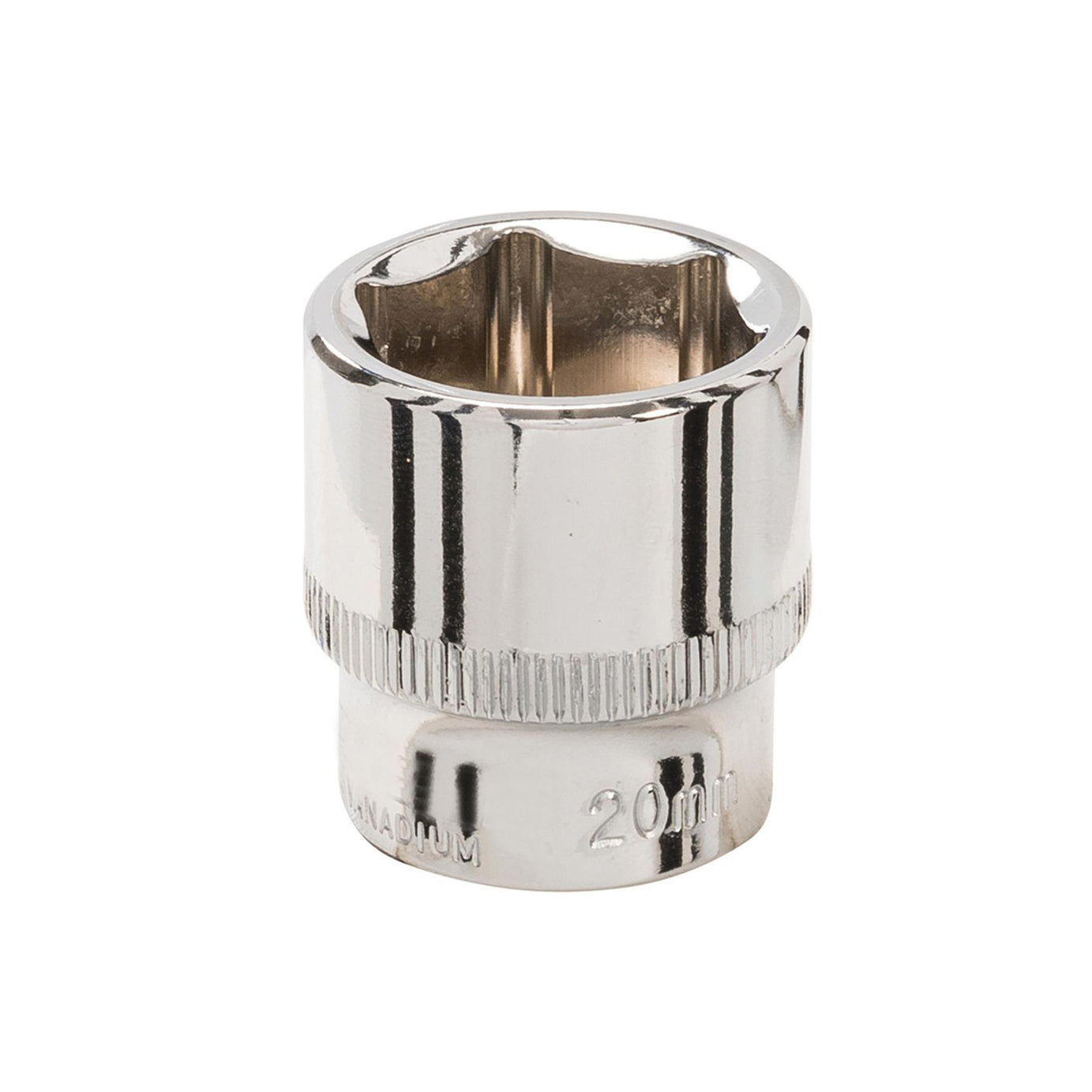 Socket 3/8" Drive Metric Hex Square 20mm Individual Hex Polished Crv Tool