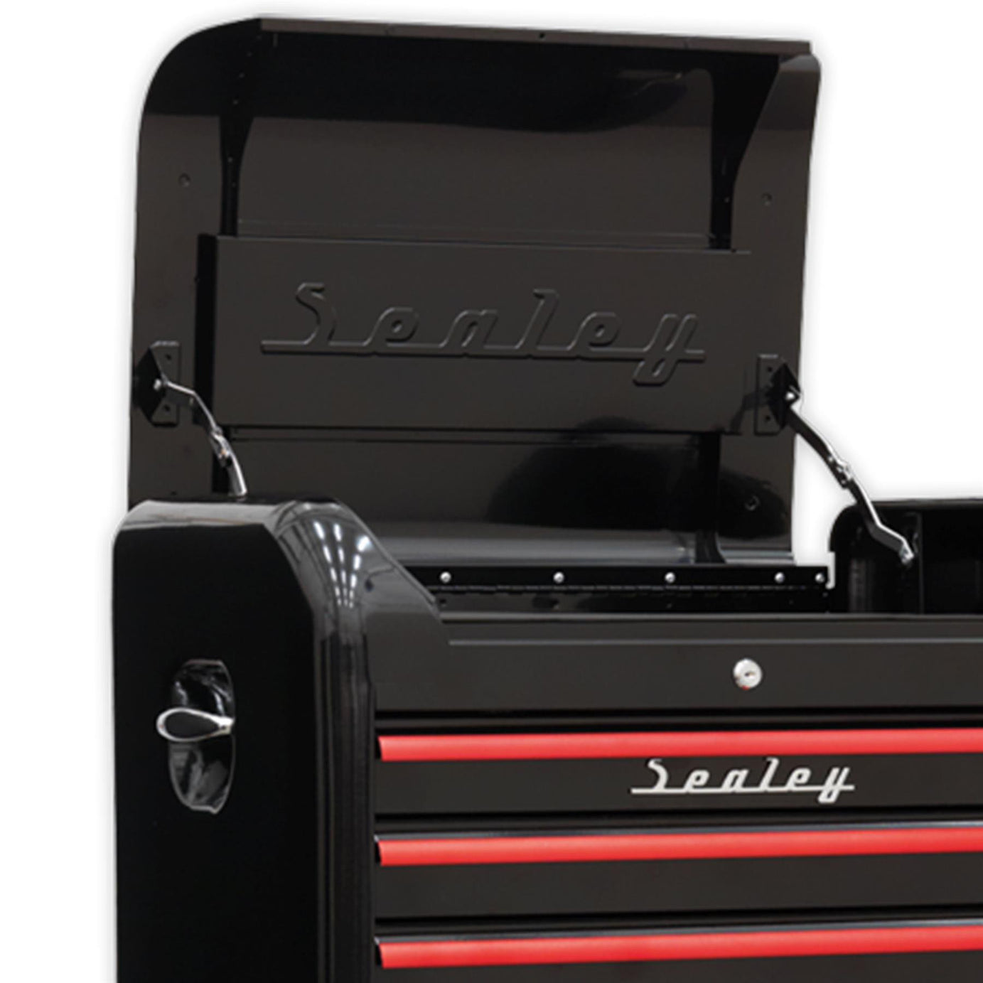 Sealey Retro Style Tool Chest Combination 10 Drawer - Black/Red