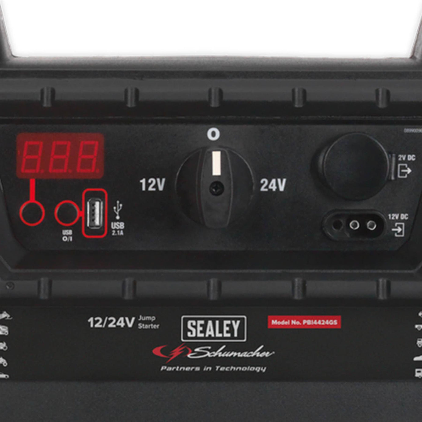 Schumacher Emergency Jump Starter 12/24V 4600 Peak Amps - DEKRA Sealey