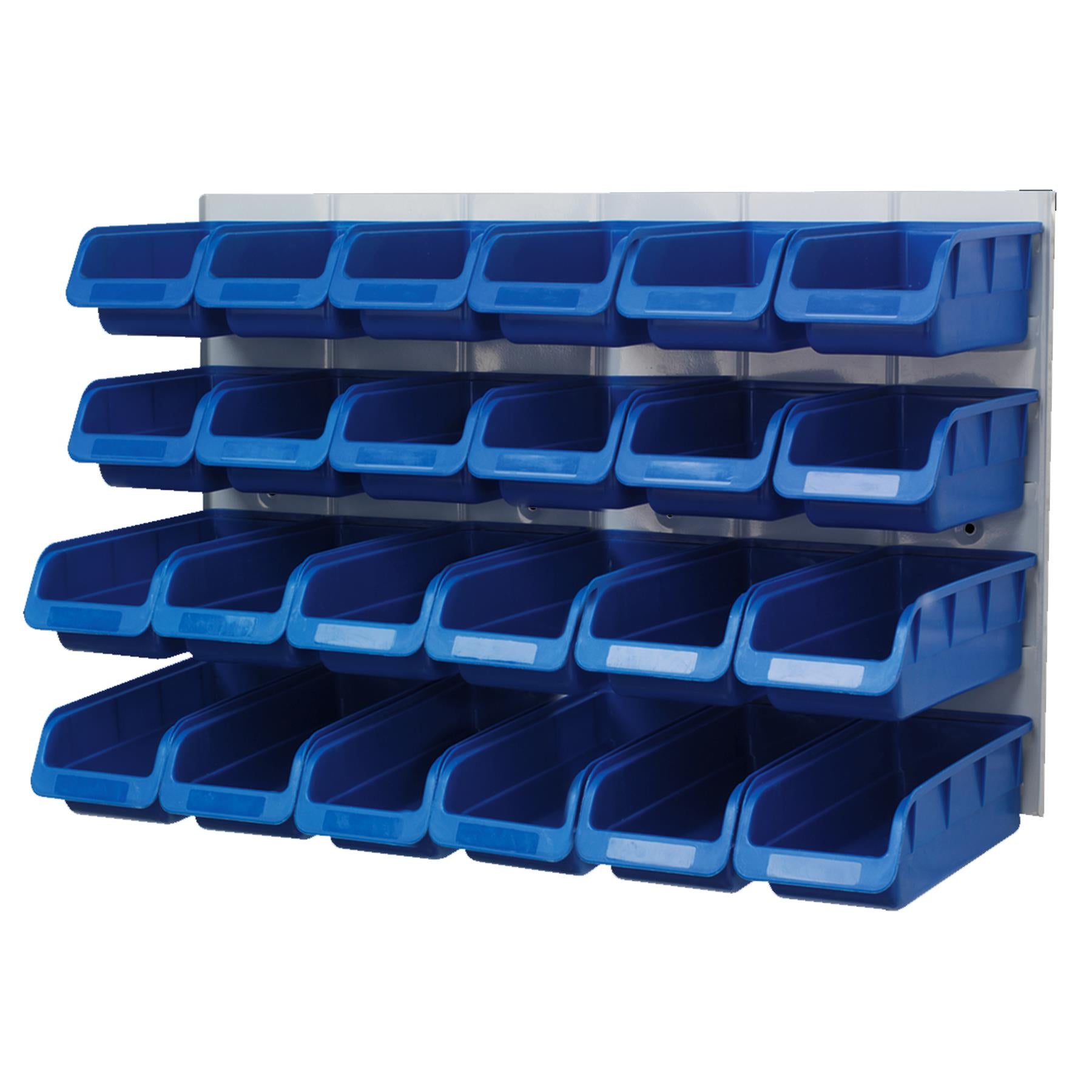 Sealey Bin & Panel Combination 24 Bins - Blue