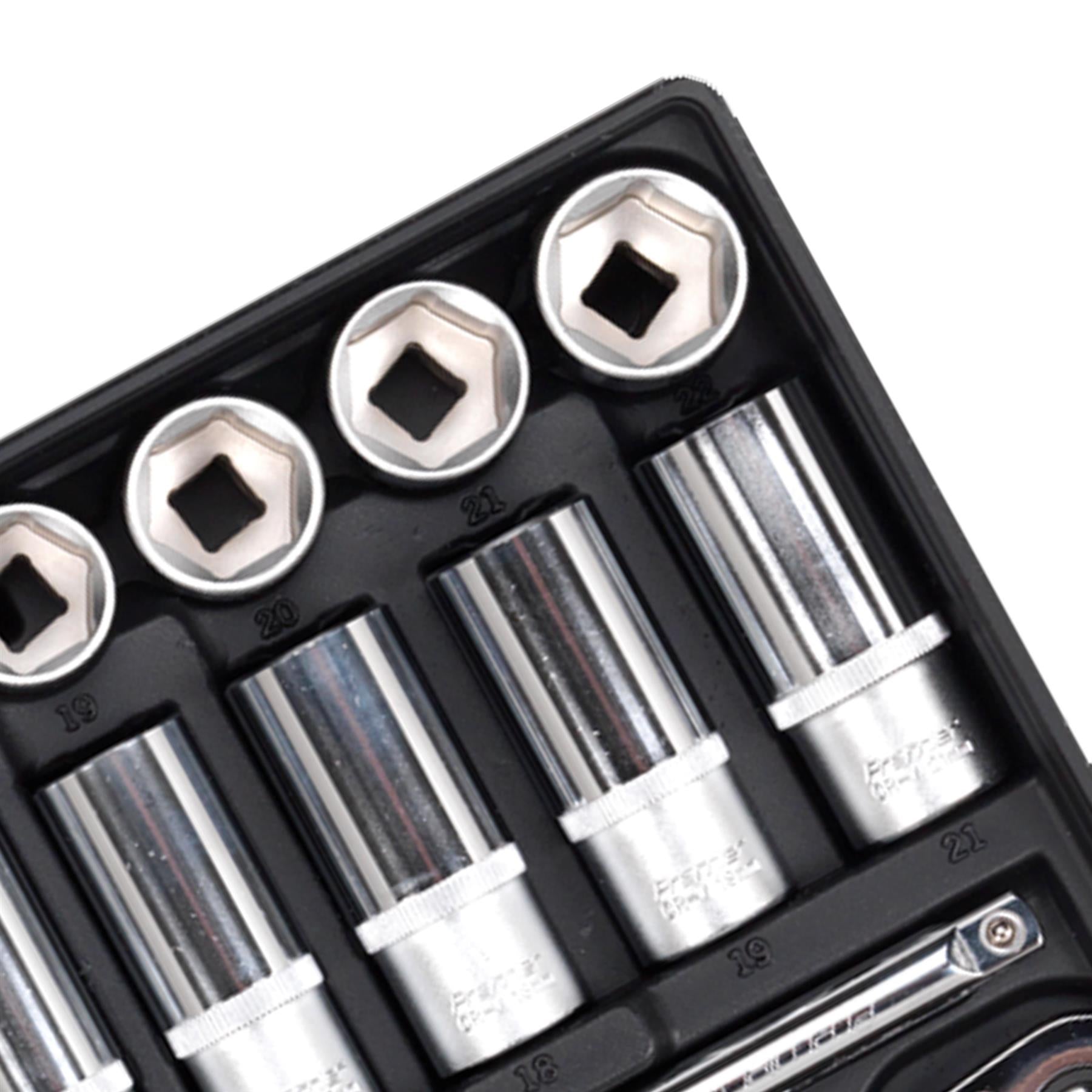 Sealey Tool Tray with Socket Set 35pc 3/8"Sq Drive