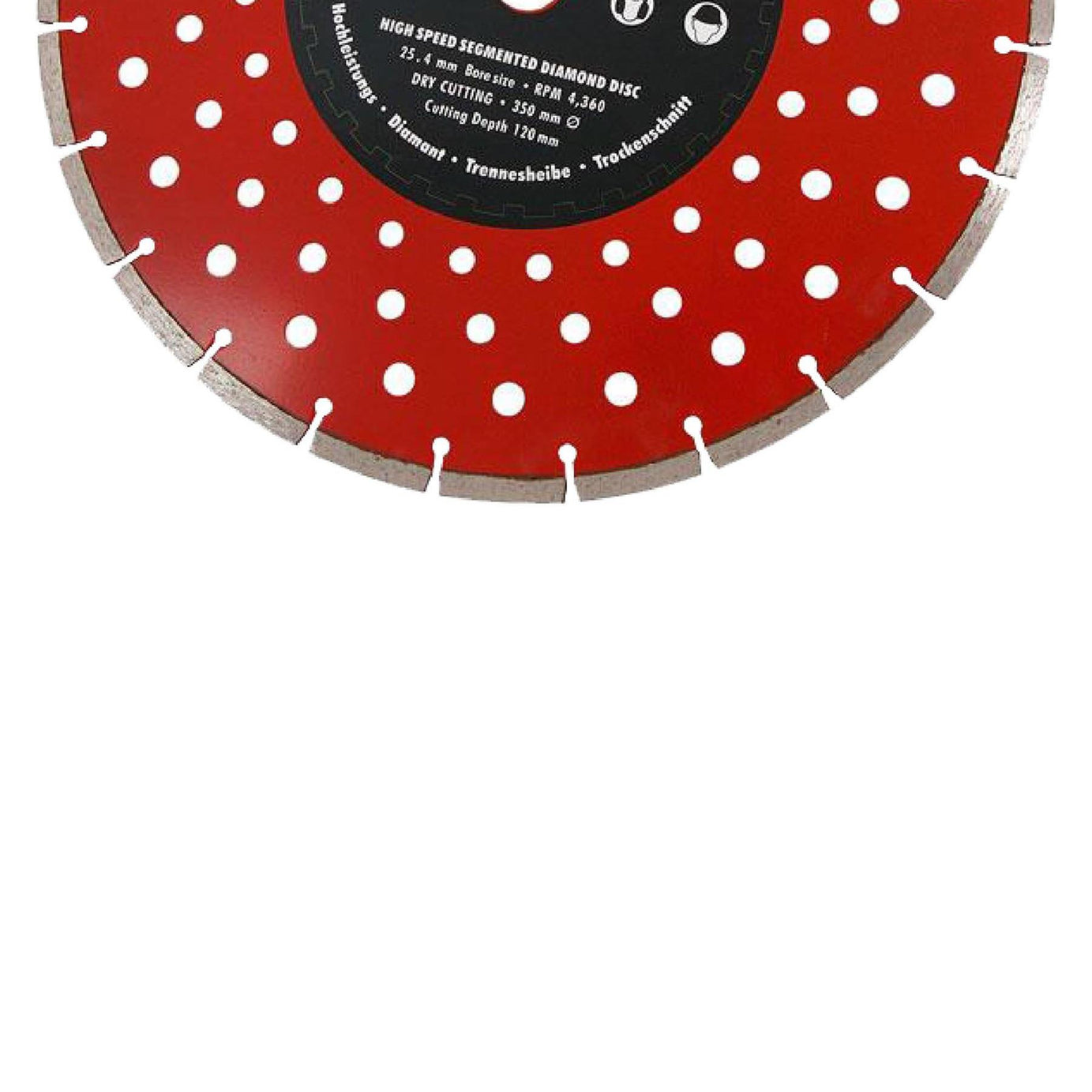 High Speed Segmented DIAMOND DISC Angle Grinder Cutter Saw Cutting 14 inch/350mm