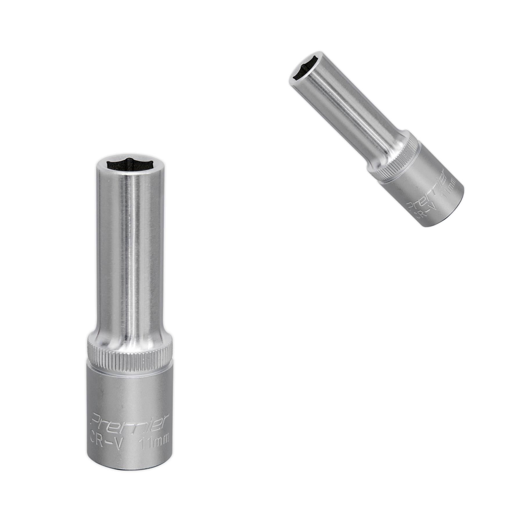 Sealey WallDrive Socket 11mm Deep 1/2"Sq Drive