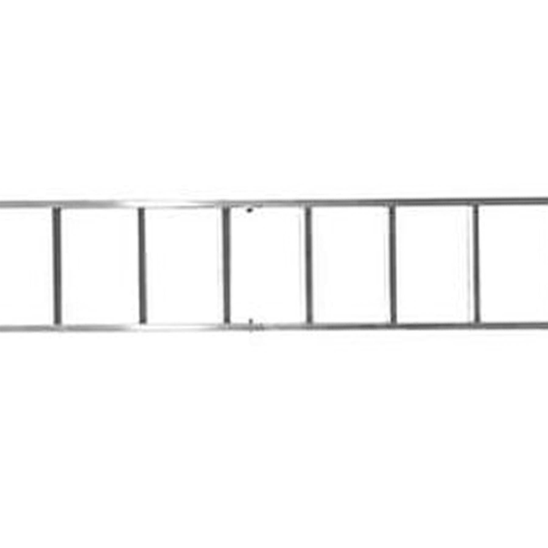 Dapetz PRo 15 Rungs Aluminium 4 Sections Surveyors Ladder 4m, Made In UK