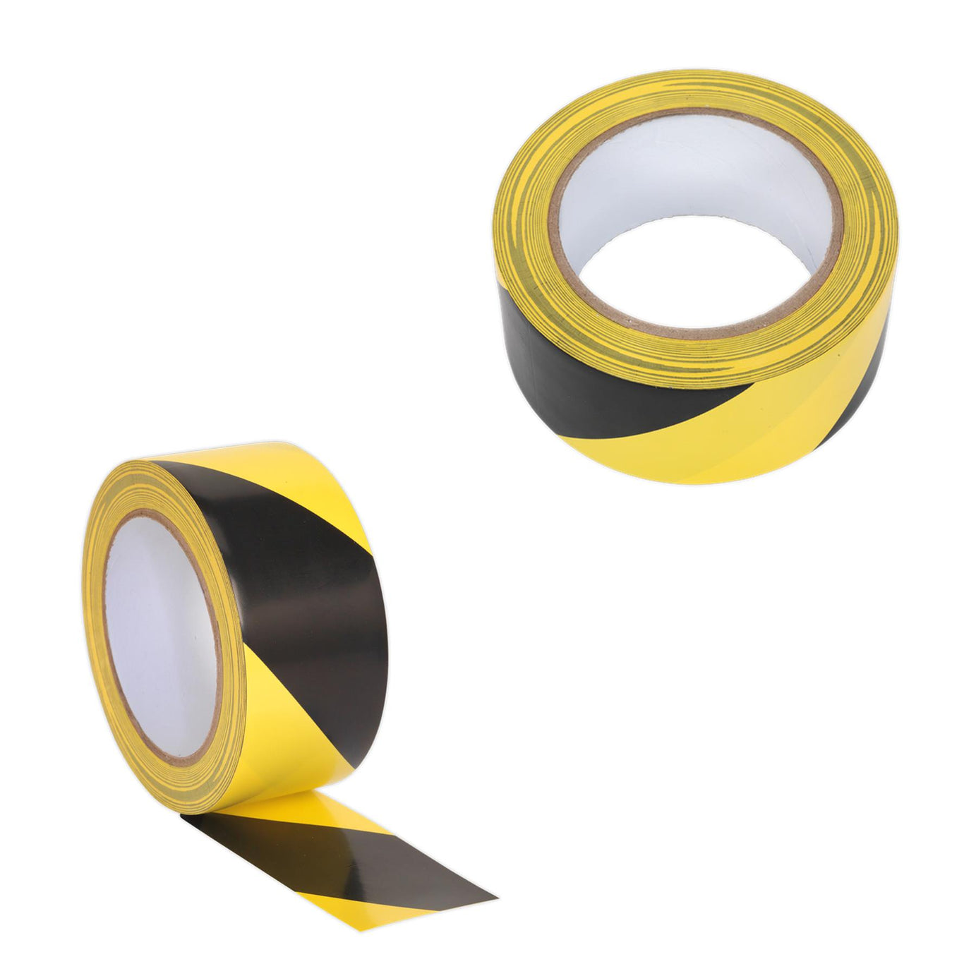 Sealey Hazard Warning Tape 50mm x 33m Black/Yellow