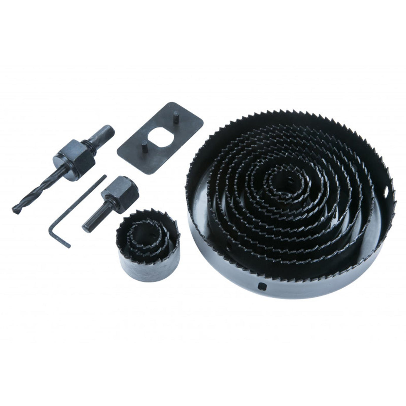 BlueSpot 16Pce Hole Saw Set (19 - 127mm) Wood Plastic Hole Cutting Saws Genuine