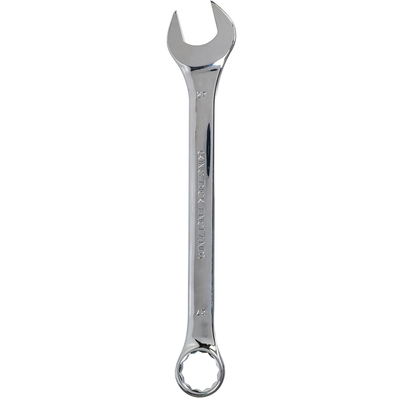 King Dick metric 27 MM polished chrome combination spanner wrenches spanners