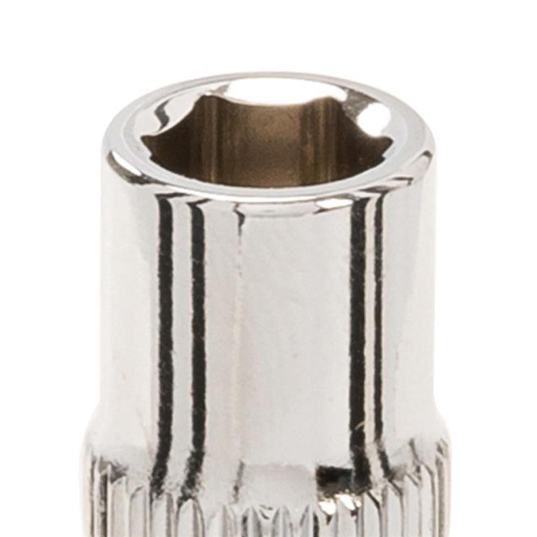 Quality Socket 1/4" Drive Metric Hex Square 7mm Individual Hex Polished Crv