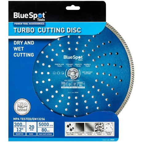 Blue Spot 300mm (12") Turbo Cutting Disc