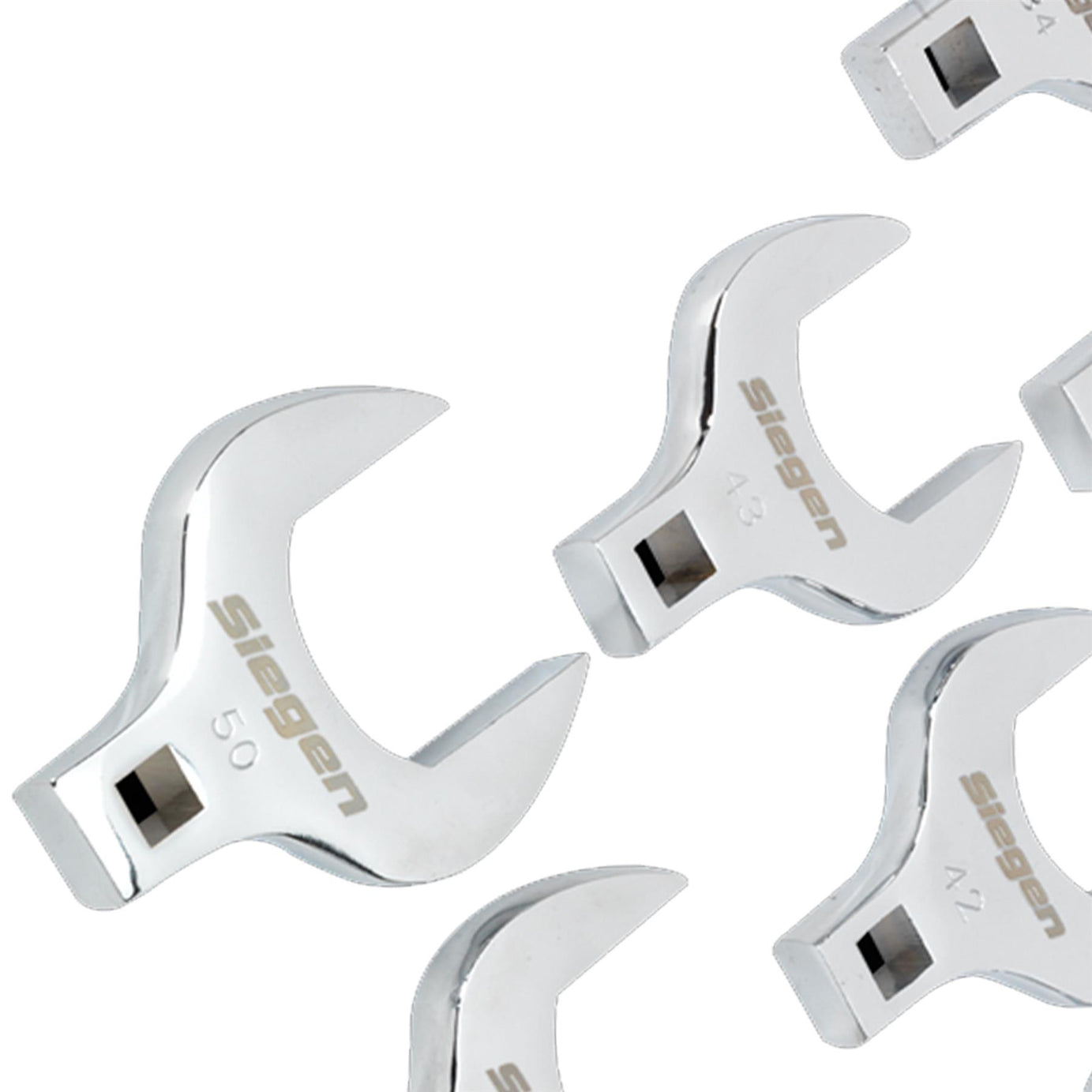 Sealey Crow's Foot Open-End Spanner Set 14pc 1/2"Sq Drive Metric