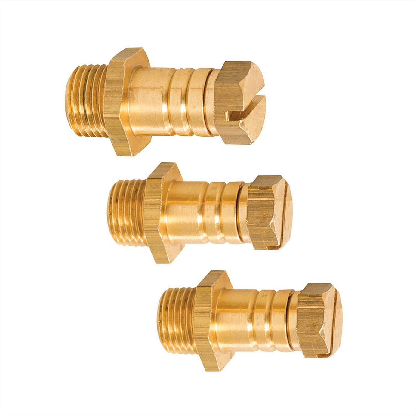 Pressure Test Nipple Corossion Resistant Polished Brass / General Use 3Pk