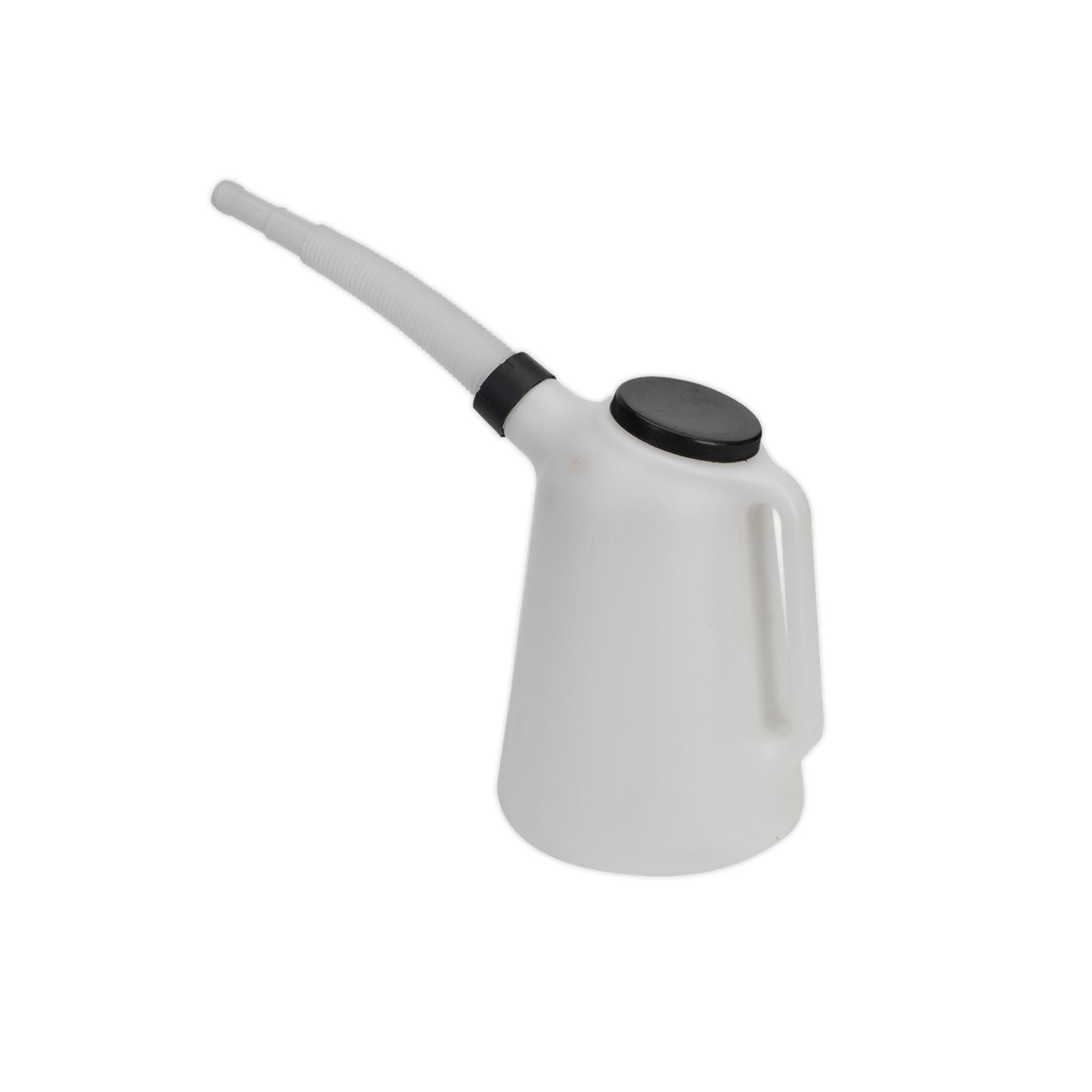 Sealey Oil Container with Lid & Flexible Spout 5L