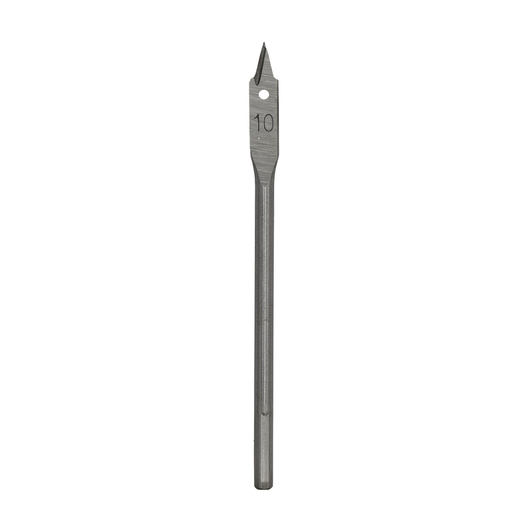 Sealey Flat Wood Bit Ø10mm x 152mm- Hex Shank Fully Hardened