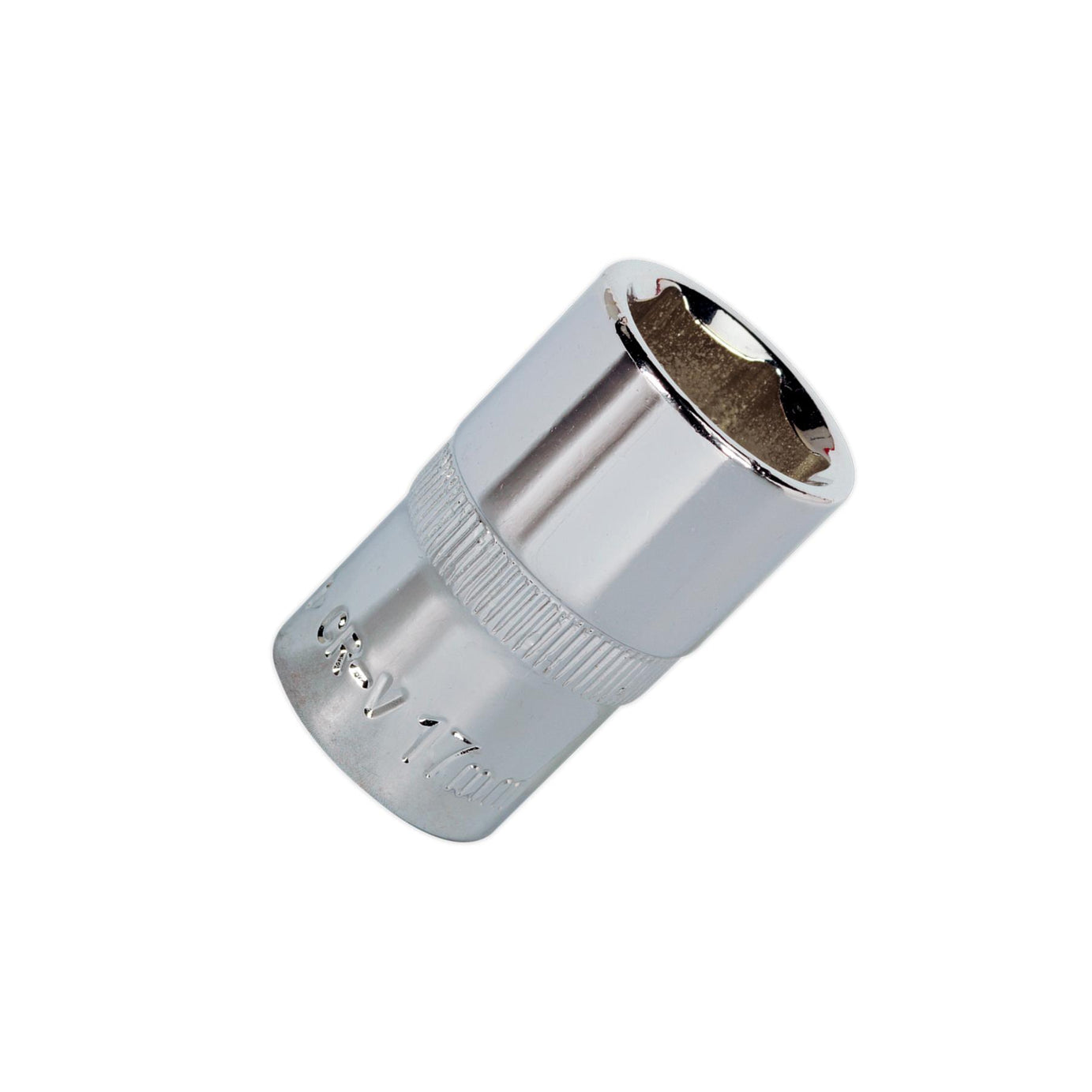 Sealey WallDrive Socket 17mm 1/2"Sq Drive Fully Polished