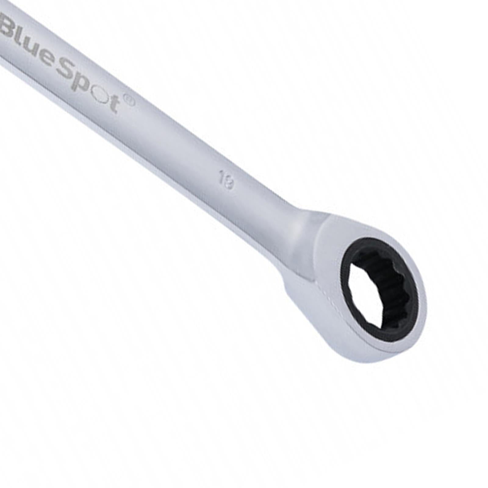 Blue Spot Fixed head Ratchet Spanner Combination Ring open end Wrench 19mm