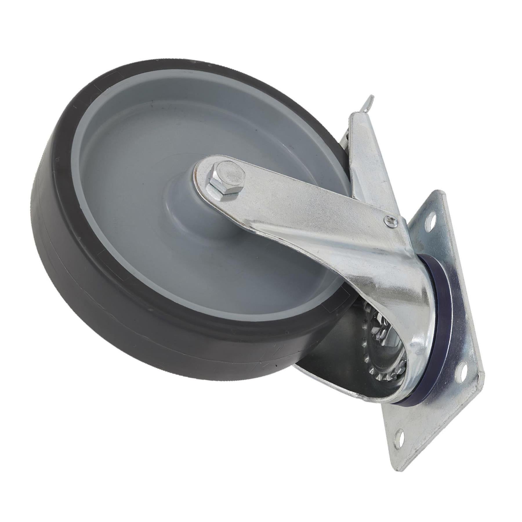 Sealey Medium-Duty Swivel Castor Wheel with Total Lock 75mm