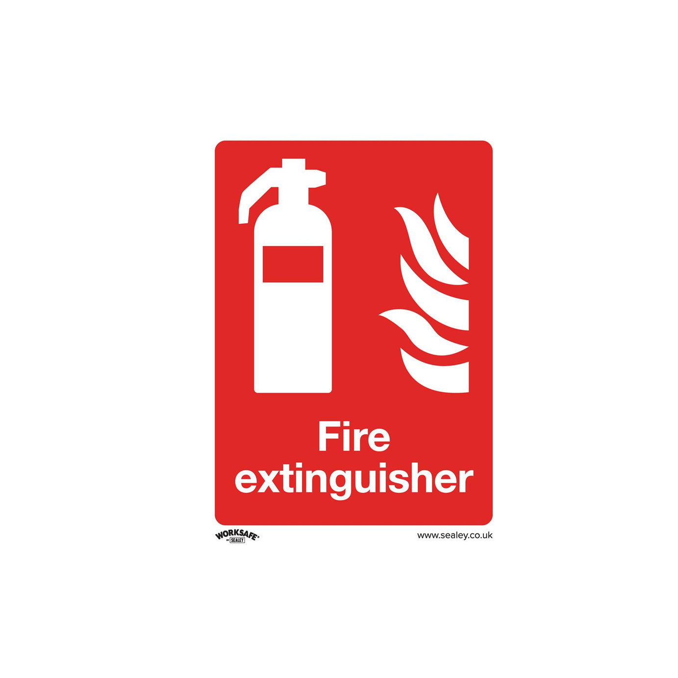 Prohibition Safety Sign - Fire Extinguisher - Self-Adhesive Vinyl