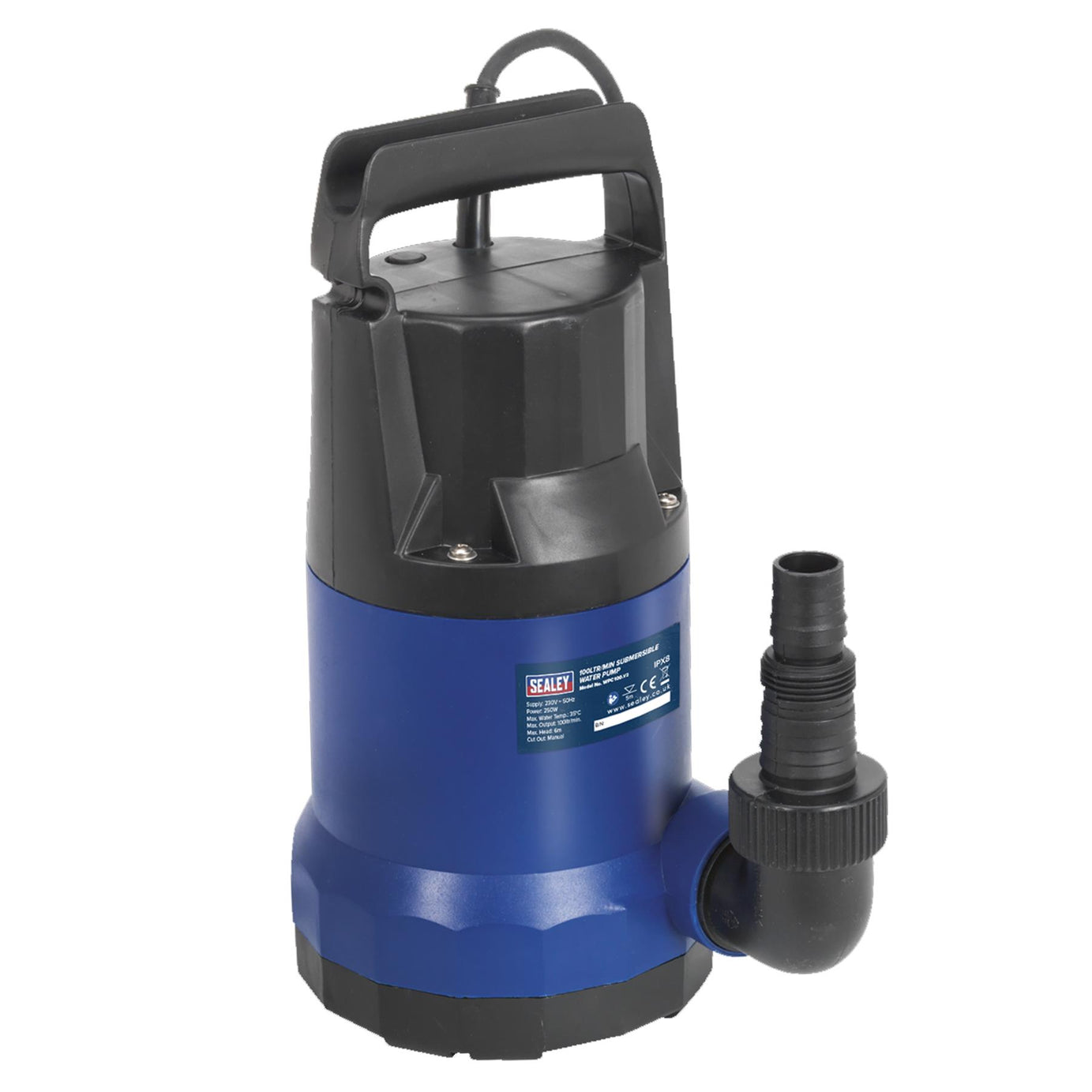 Submersible Water Pump 100L/min 230V Sealey